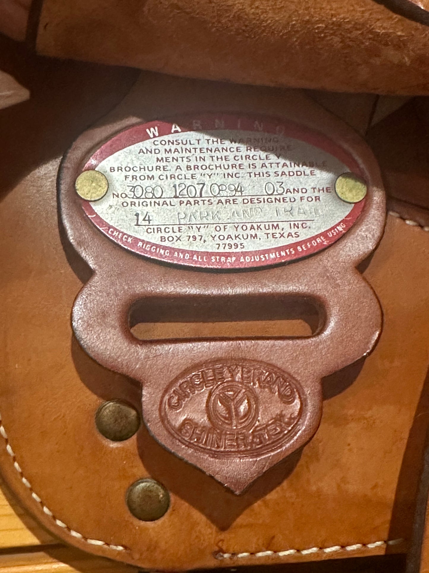 12” Circle Y Children’s Western Saddle Model 3080