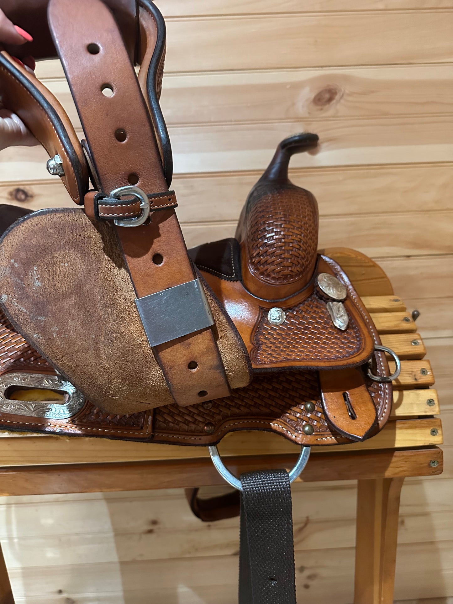 12” Billy Cook Maker Youth Western Show Saddle Model 3295