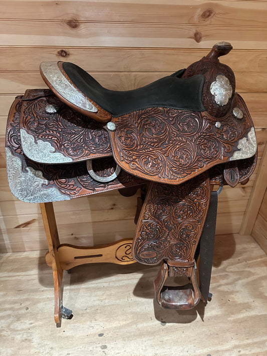 16” Reinsman Silver Series Western Show Saddle