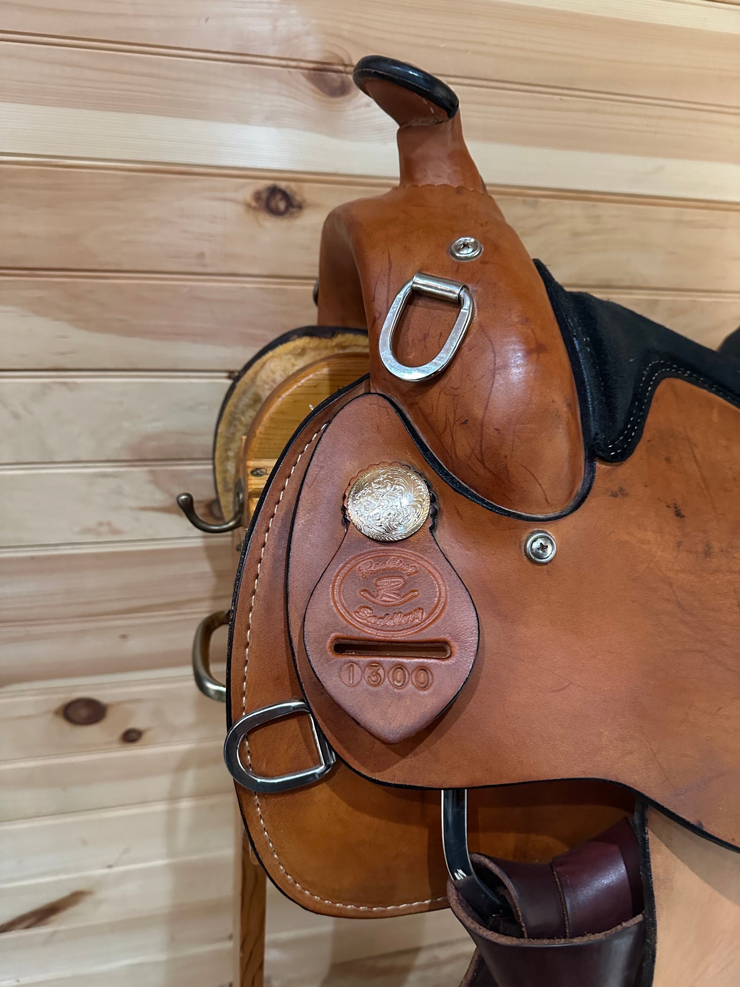 17” Rocking R Western Work Training Saddle Model 1300