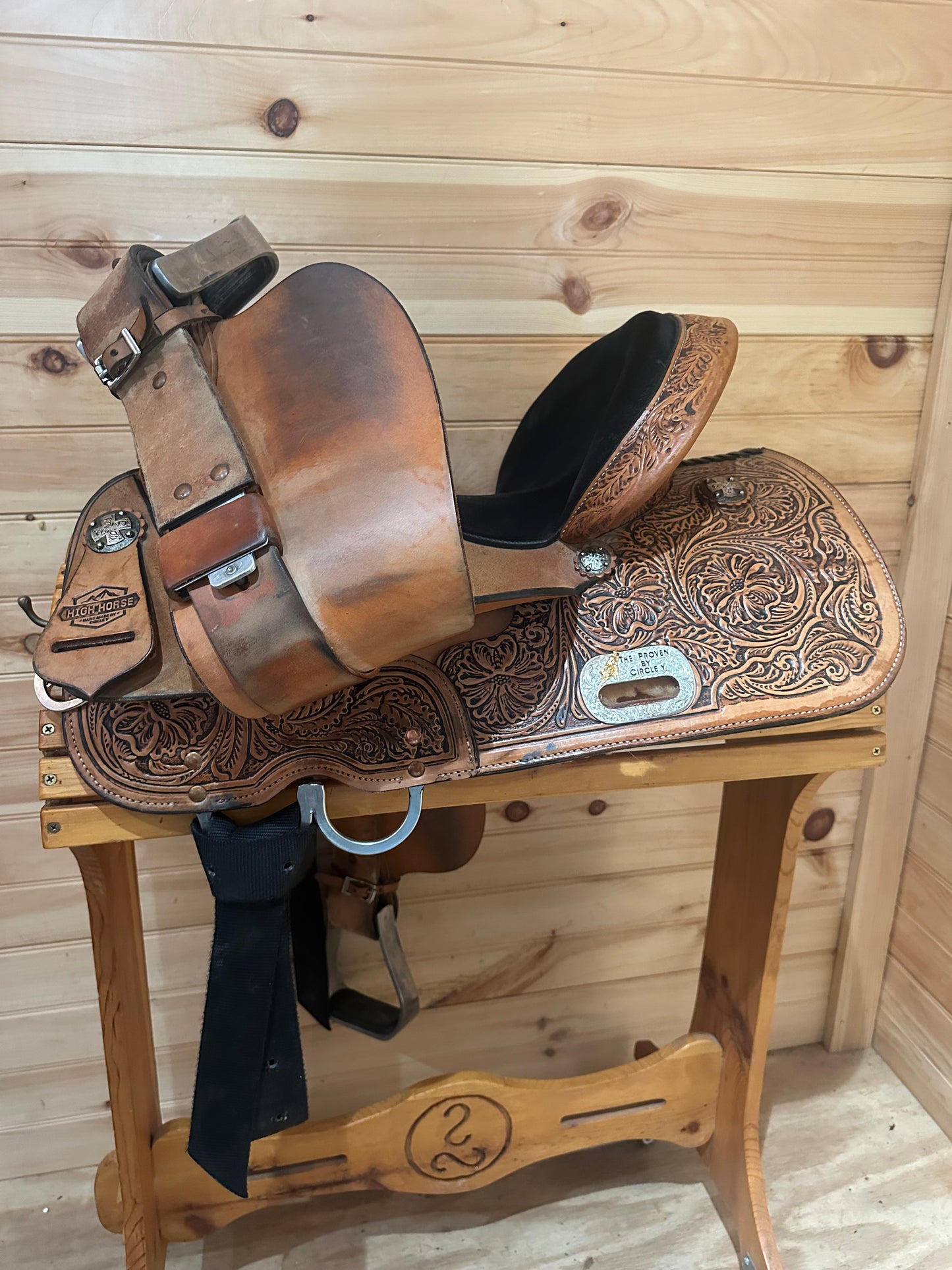 14” Circle Y The Proven Mansfield Western Barrel Saddle Model 6221 (2021 Year)
