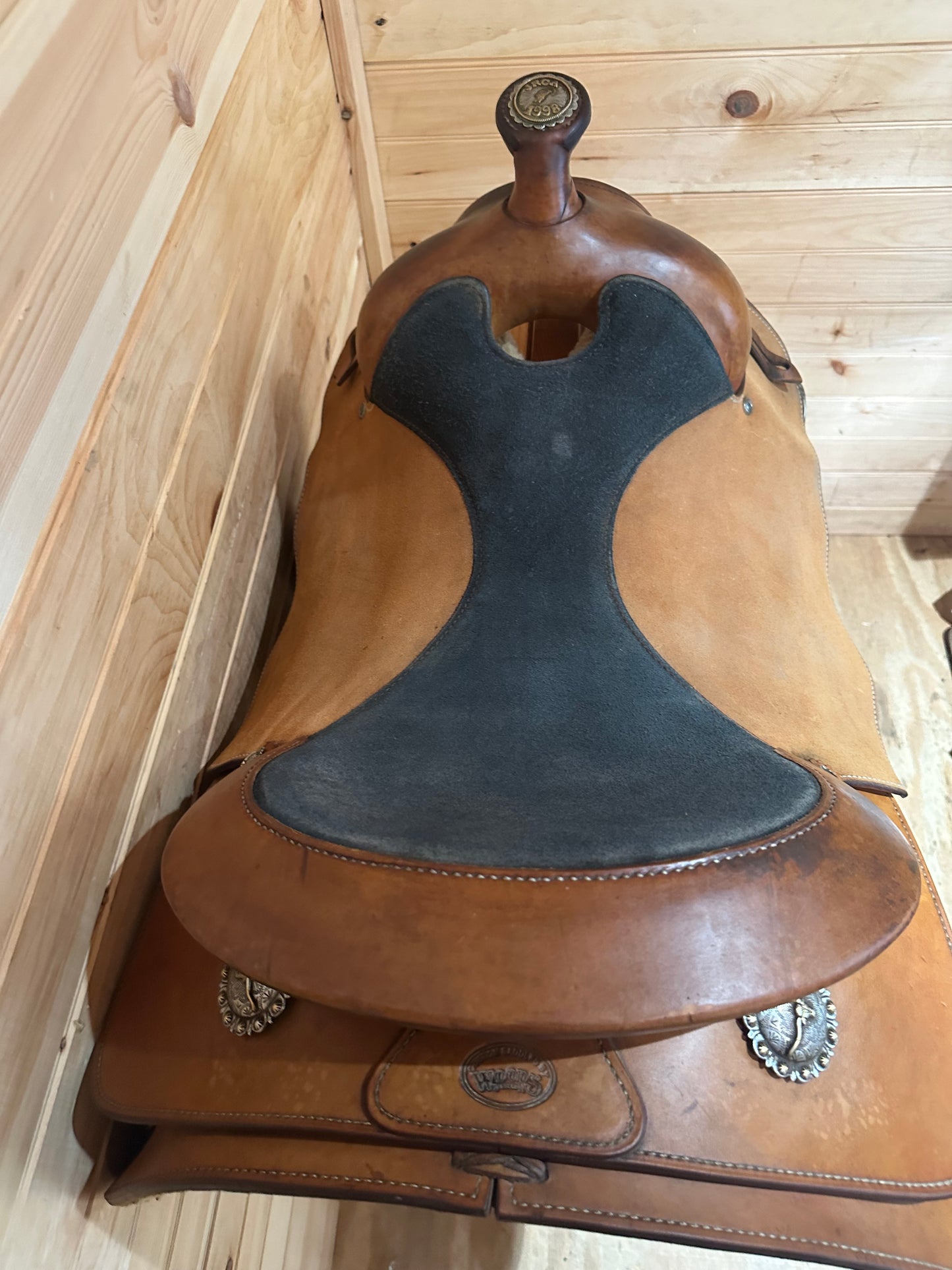 17” Woods’ Custom Western Work Training Saddle