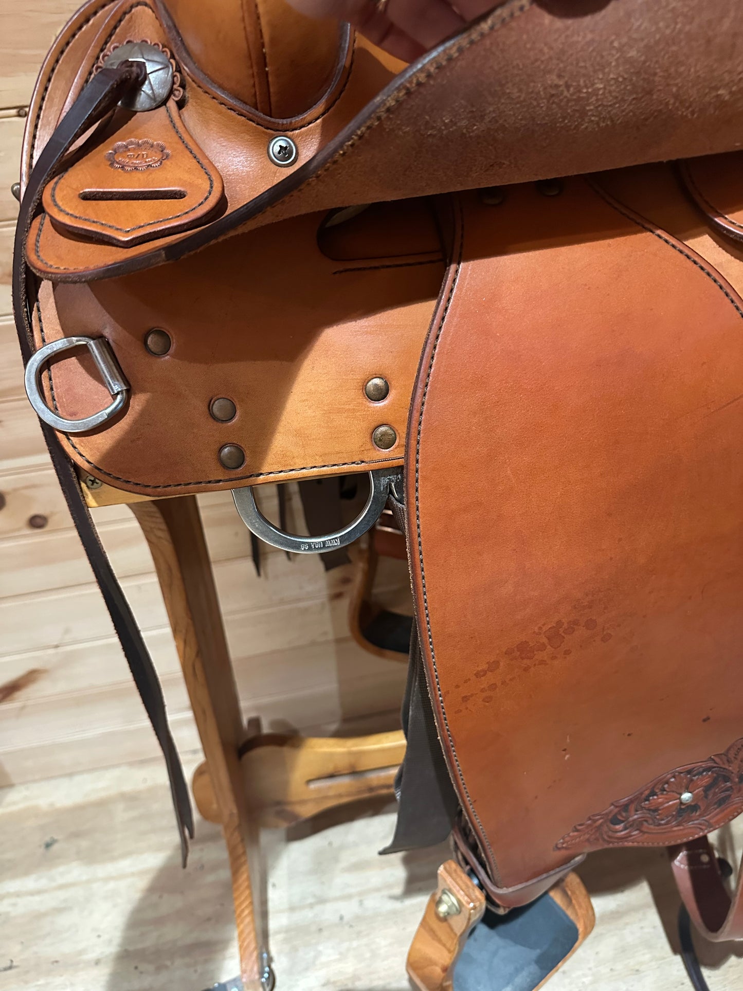 15” Pikes Peak Saddlery Custom Bob Brenner Western Trail Saddle