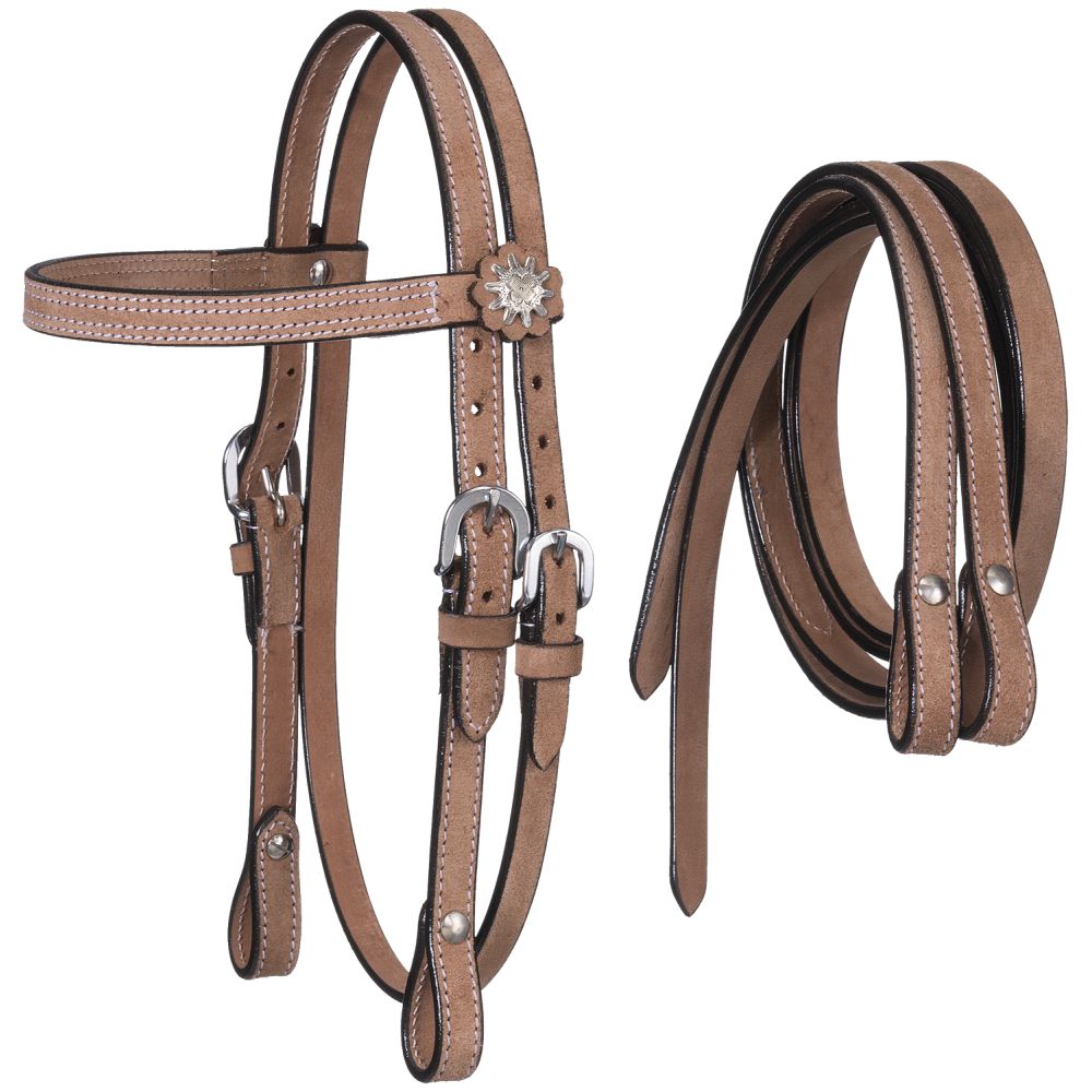 Royal King Mini Roughout Headstall with Reins