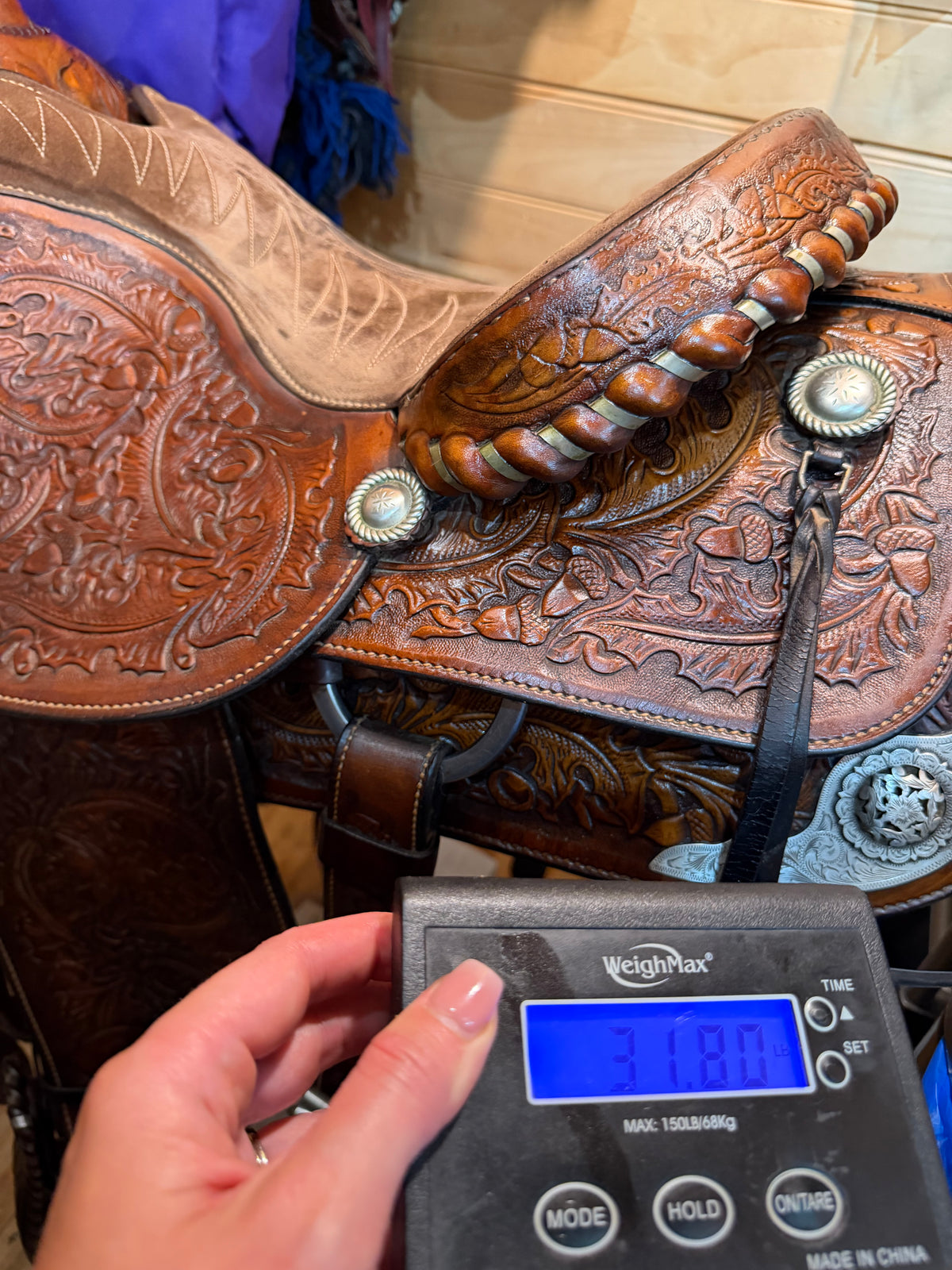 16” Tex Tan Hereford Equitation Show Saddle Model 1192I