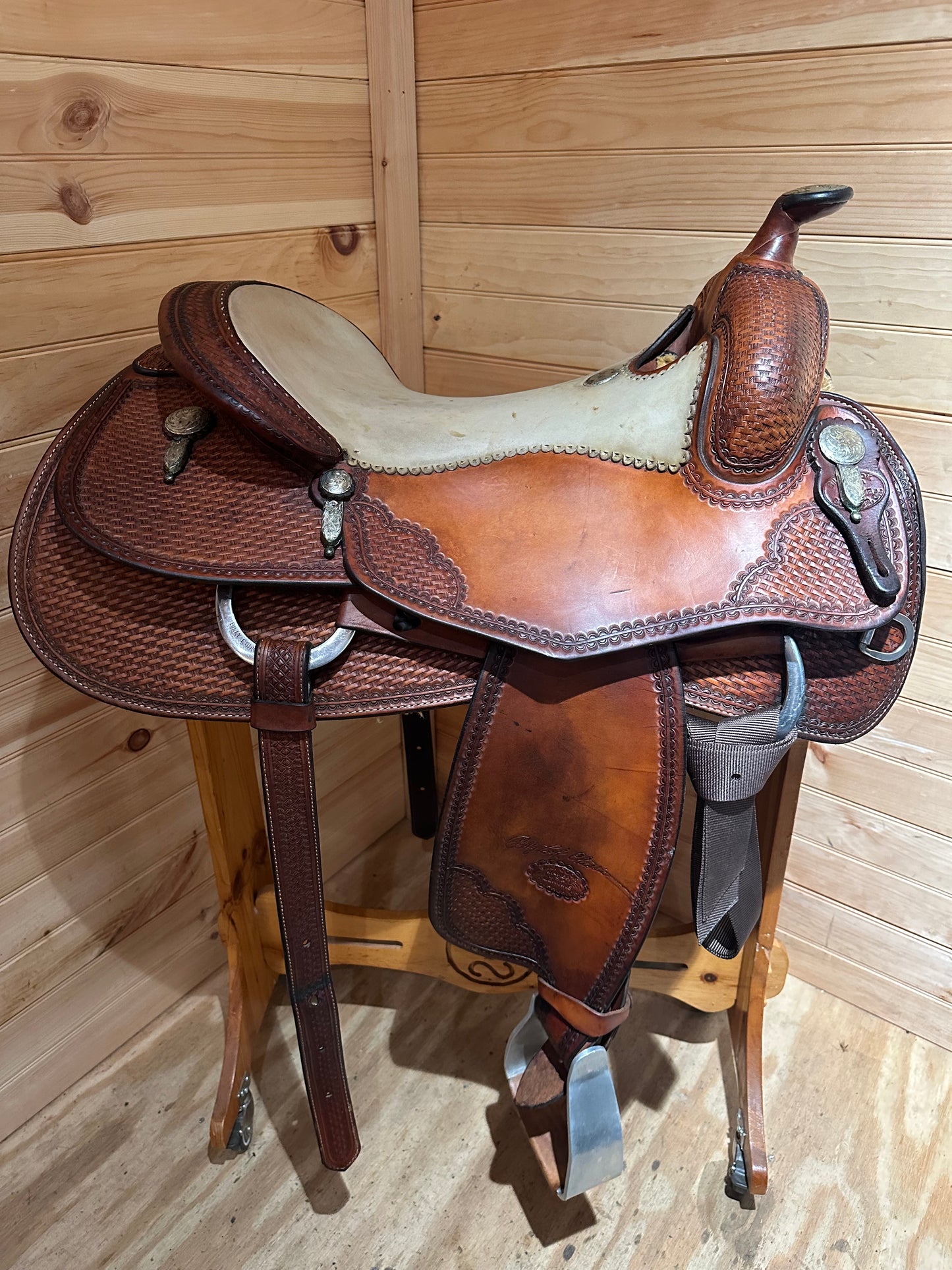 17” Billy Cook Maker Sulphur OK Reiner Western Saddle Model 6005