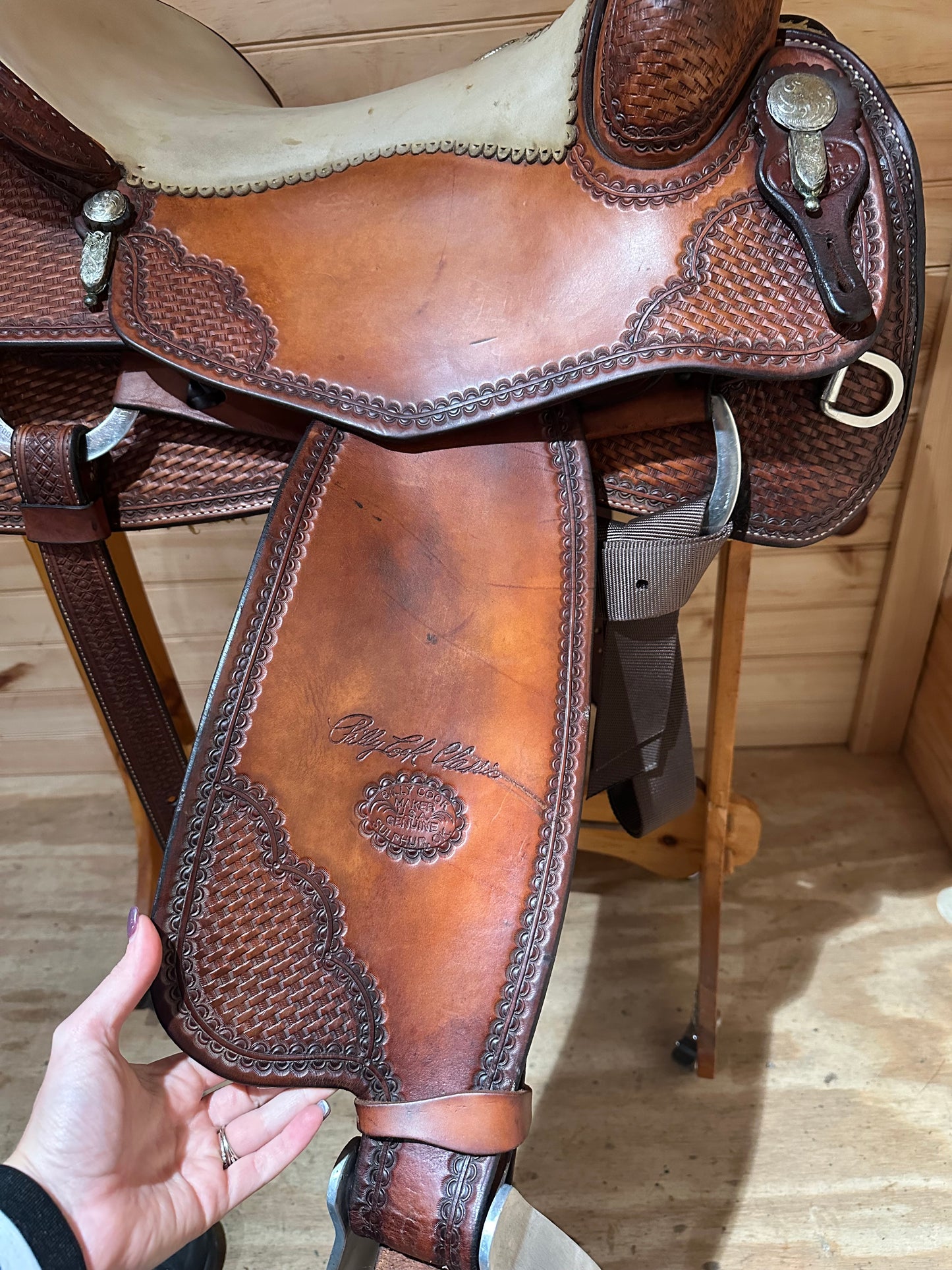 17” Billy Cook Maker Sulphur OK Reiner Western Saddle Model 6005