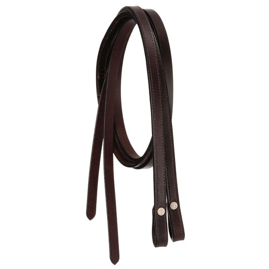 Royal King Double-Stitched Leather Split Reins
