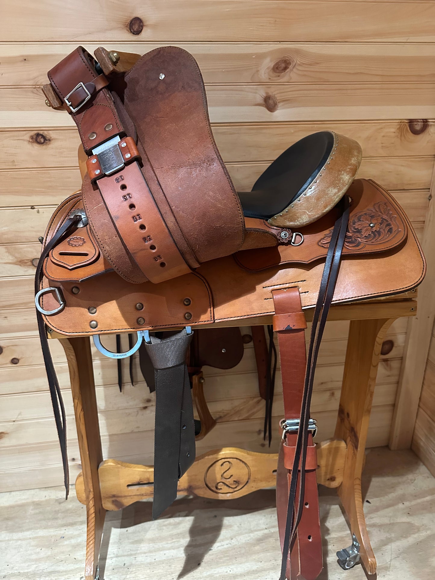 15” Pikes Peak Saddlery Custom Bob Brenner Western Trail Saddle