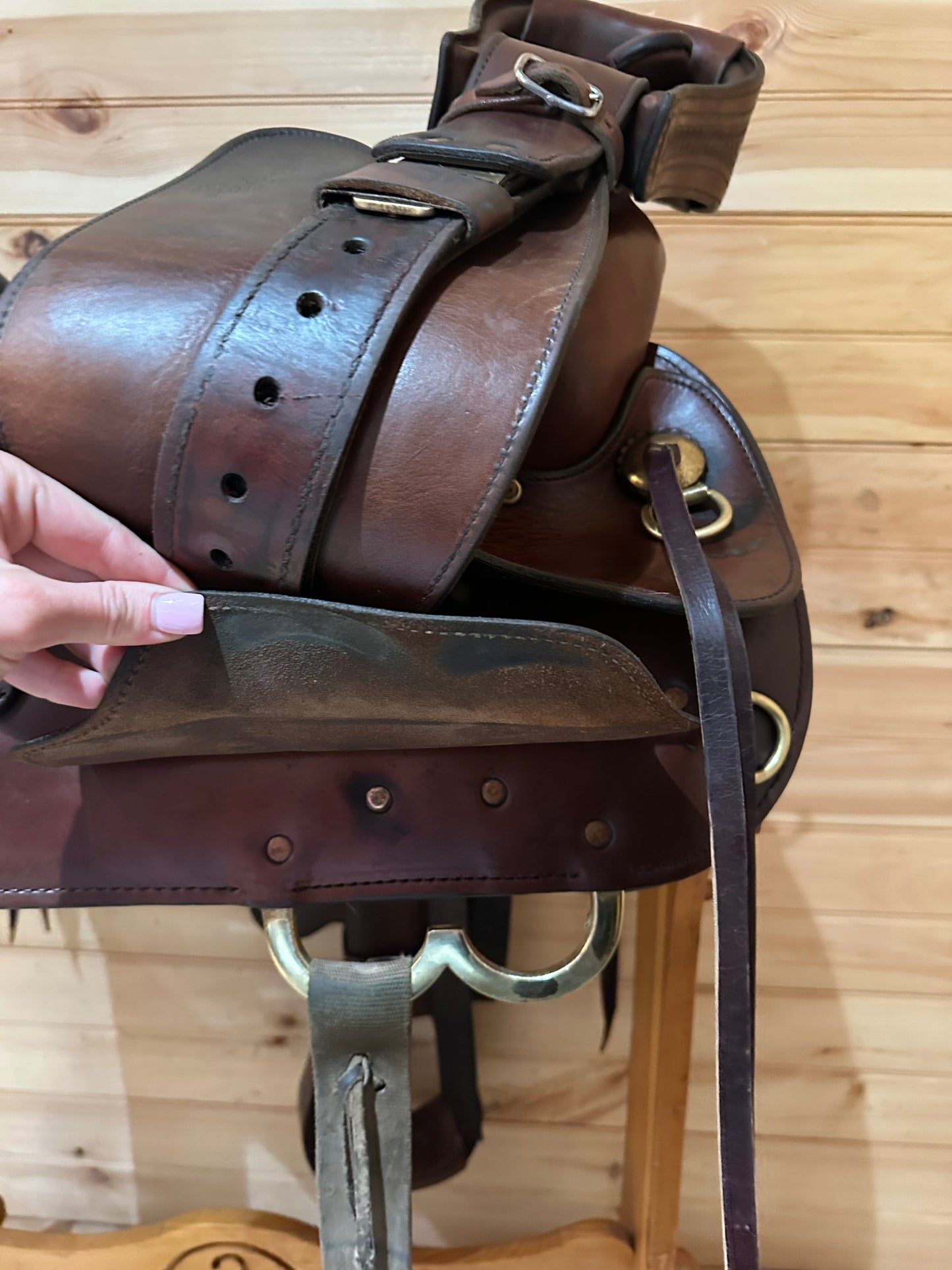 15” Circle Y Flex-Lite Western Trail Saddle Model 1650