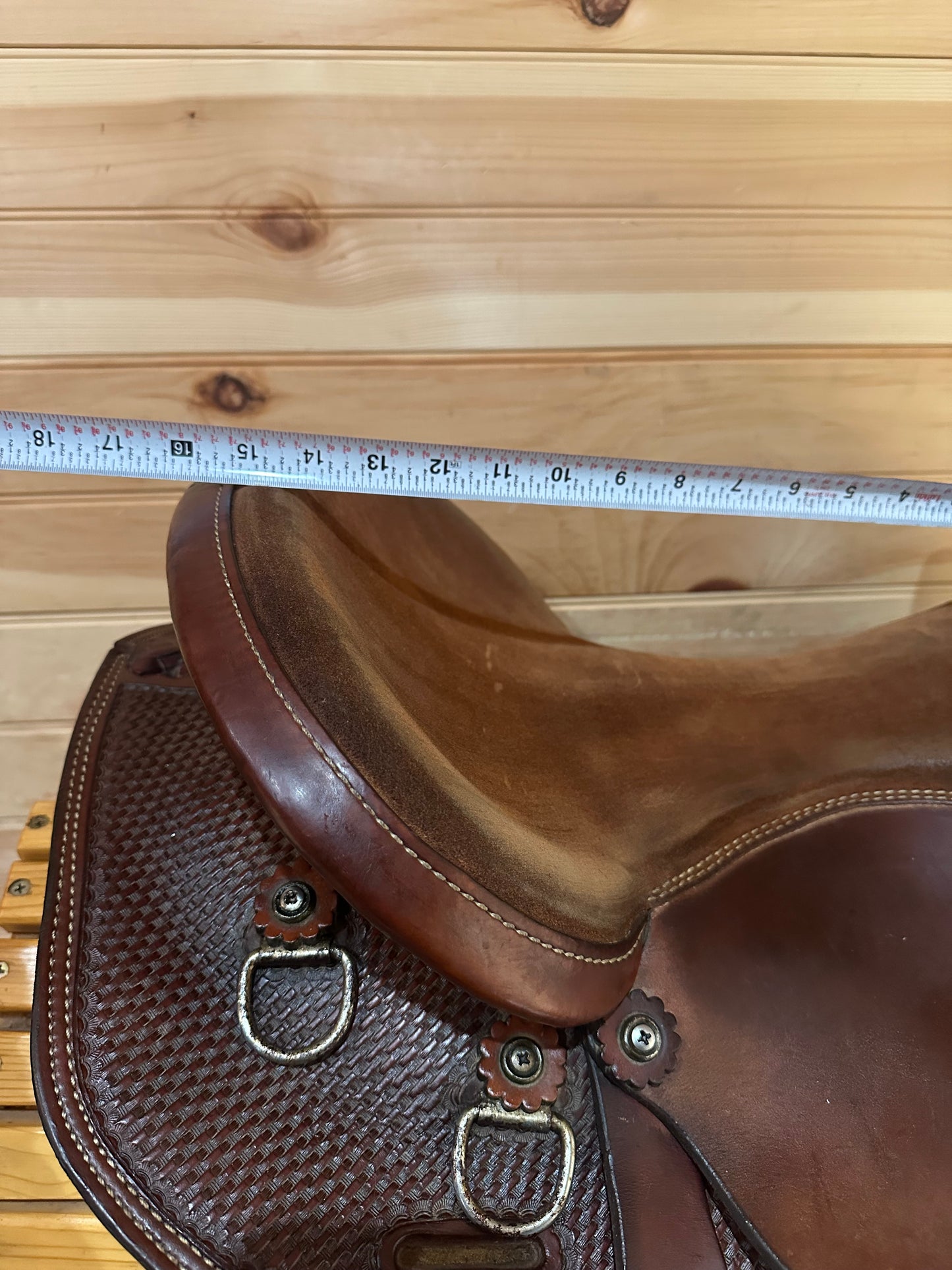15” MCS Guy McLean Cattleman Aussie Stock Saddle