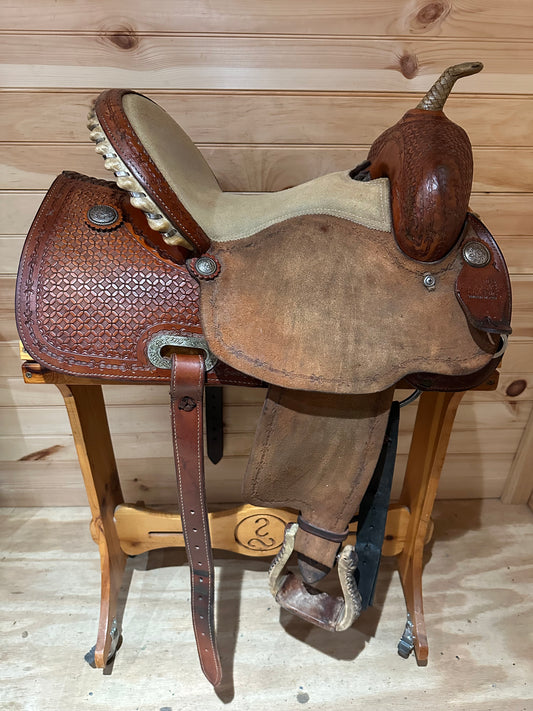 14.5” Sergeants Texas Classic Barrel Racing Western Saddle