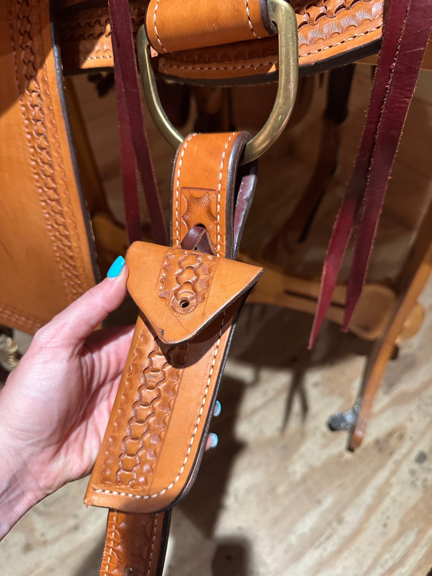 16” American Saddlery Mastercraft Wade Roper Western Saddle Model 122