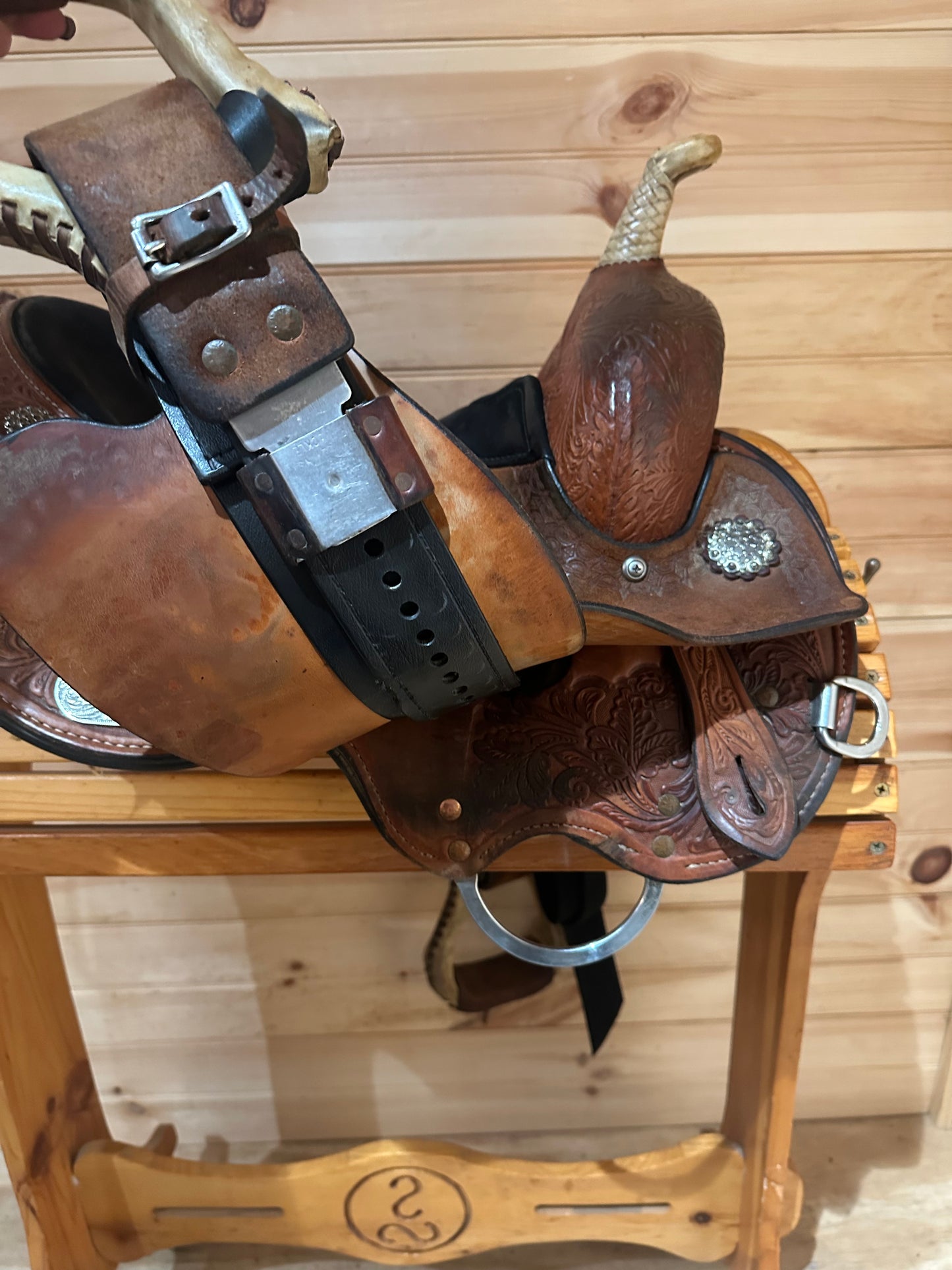 13.5” Circle Y Flex2 Kelly Kaminski Blaze Barrel Racing Saddle Model 1528