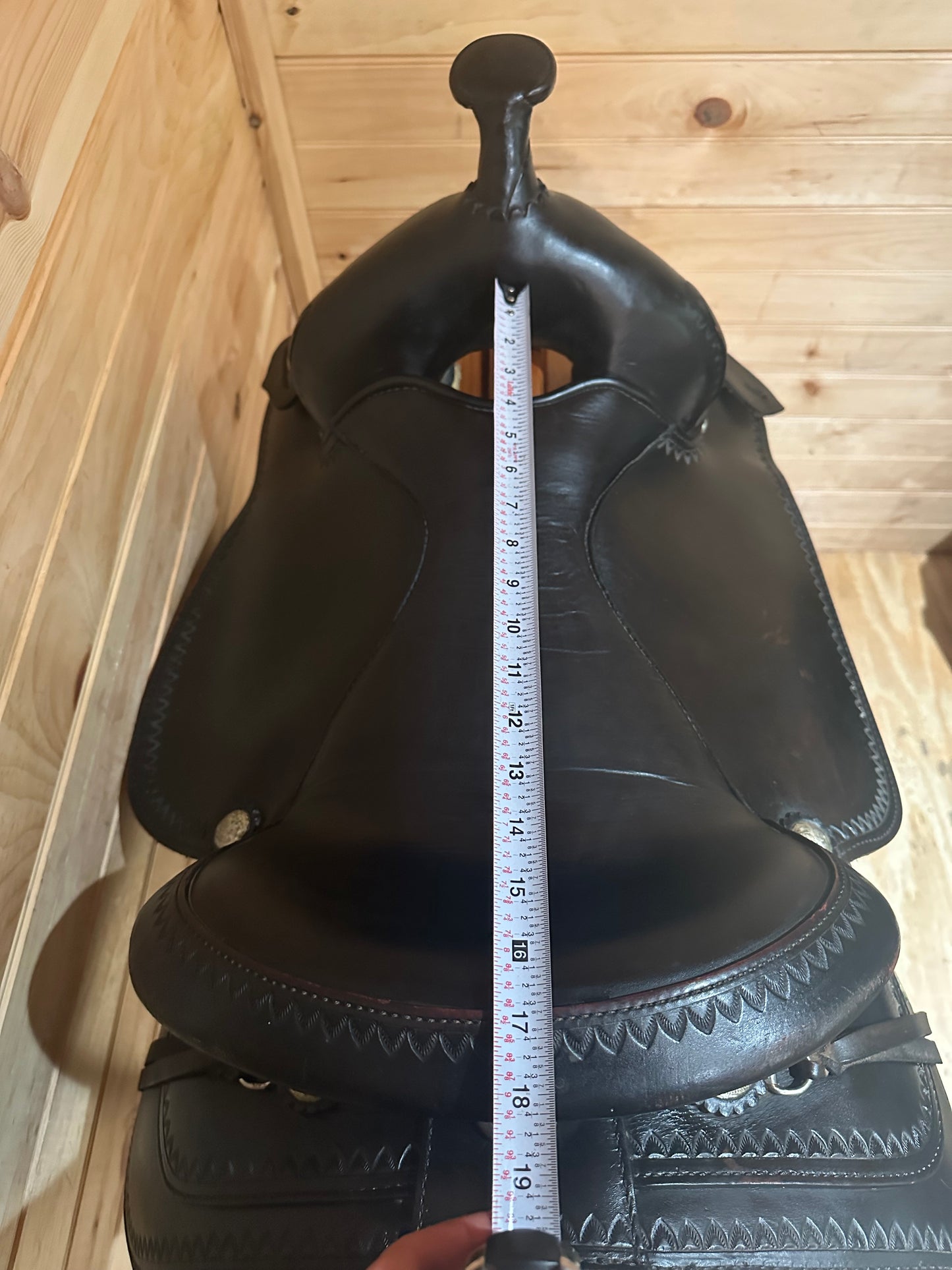 17” Tex Tan Hereford Tex-Flex Western Trail Saddle Model 08TF402B7