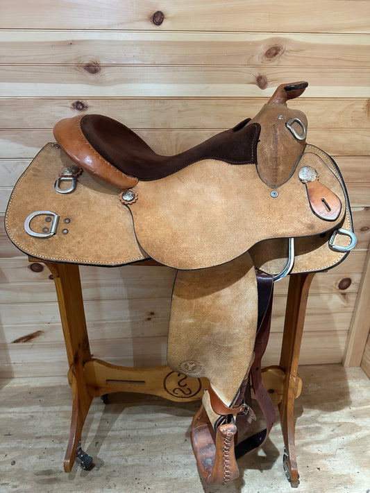 15.5” Circle Y Western Work Training Saddle Model 1440