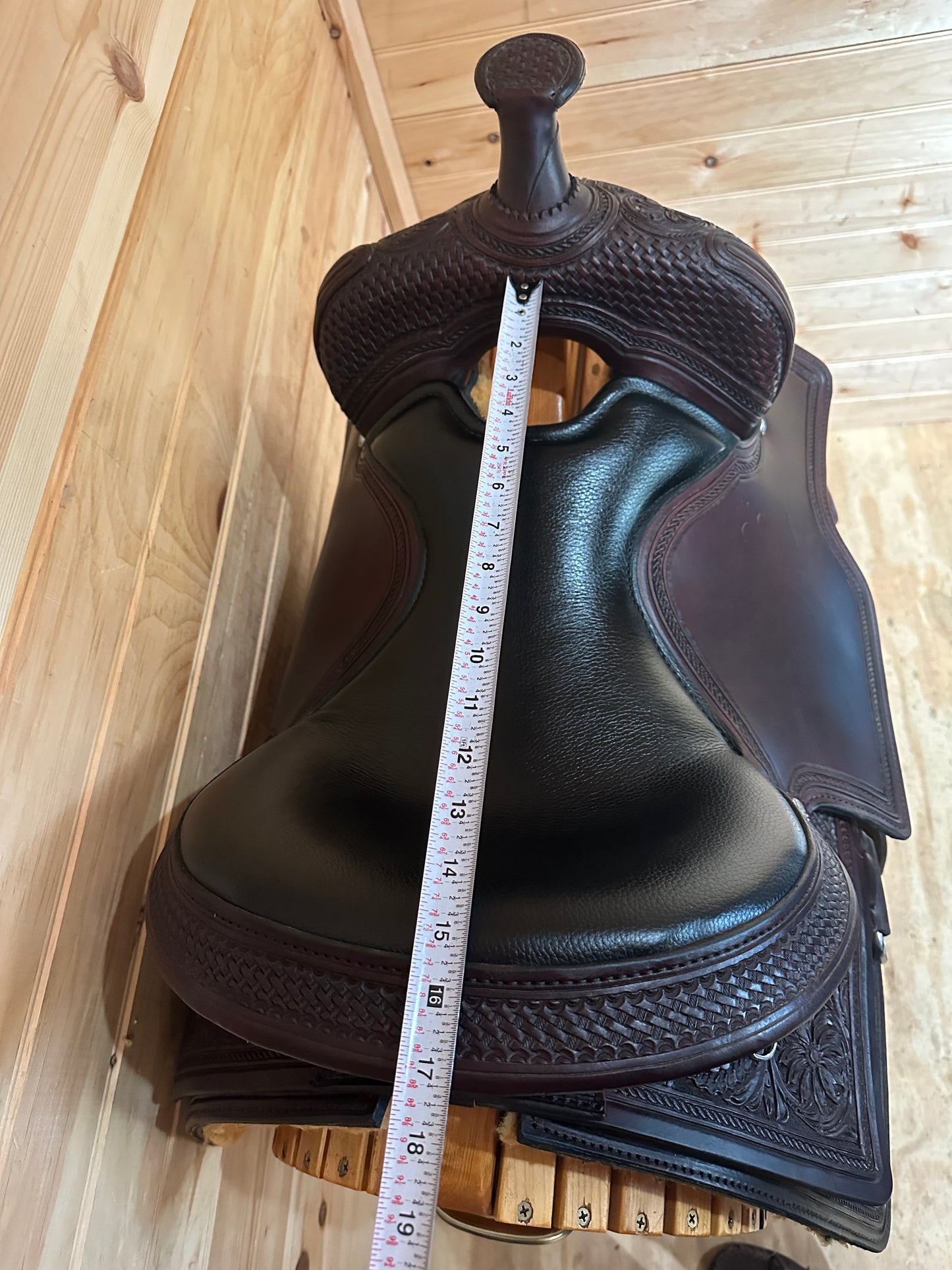 15” Stagecoach West Trail Classic Square Western Saddle Circle Y Model 110 (2024 Year)