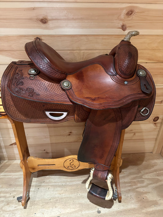 16” Mitch Harrison Custom Maker Western Reining Saddle