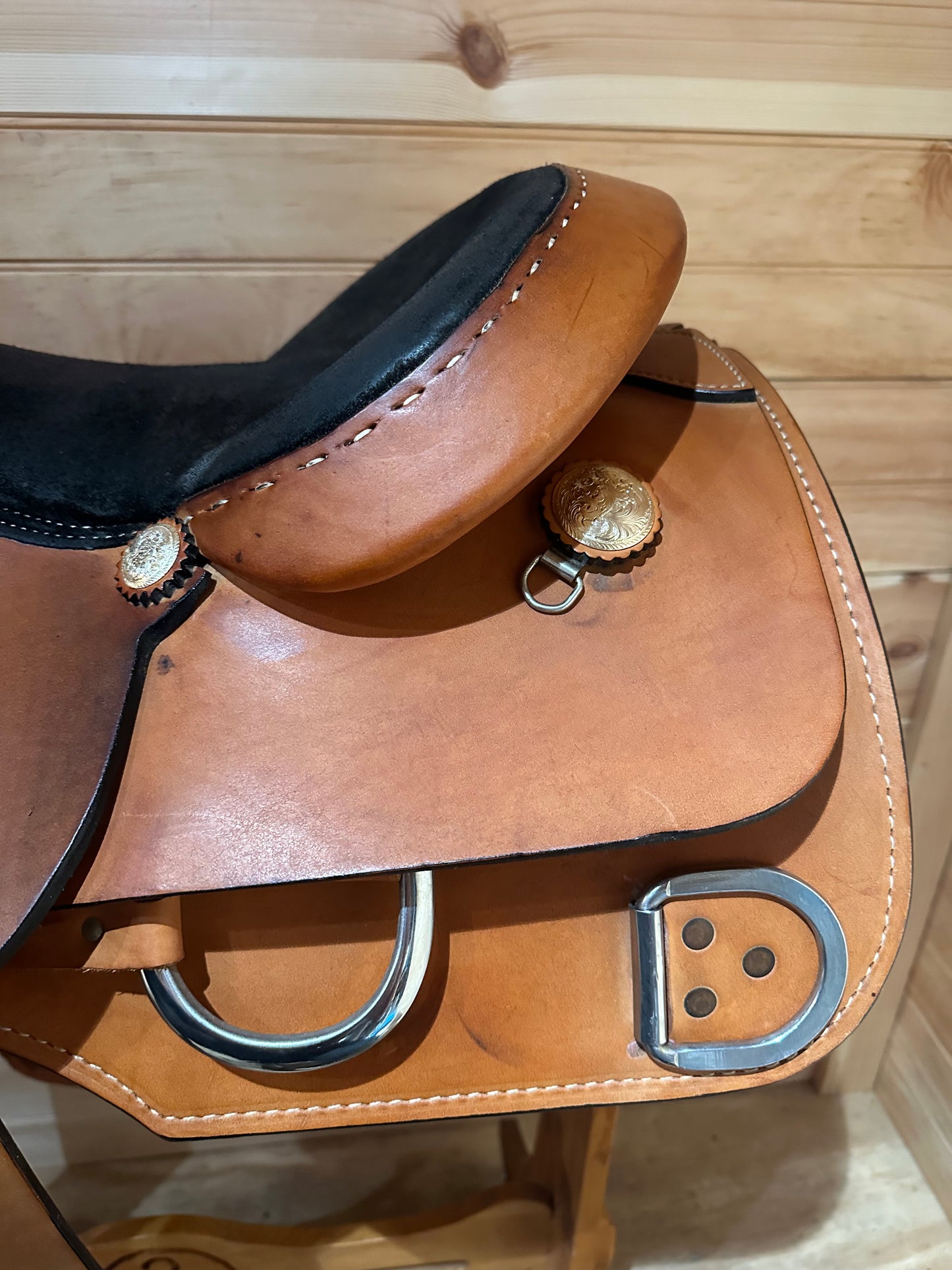 17” Rocking R Western Work Training Saddle Model 1300
