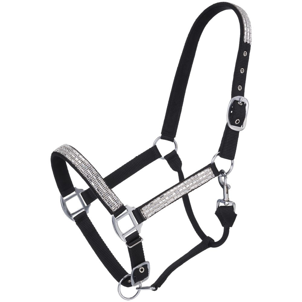 Tough1 Nylon Horse Halter with Crystals