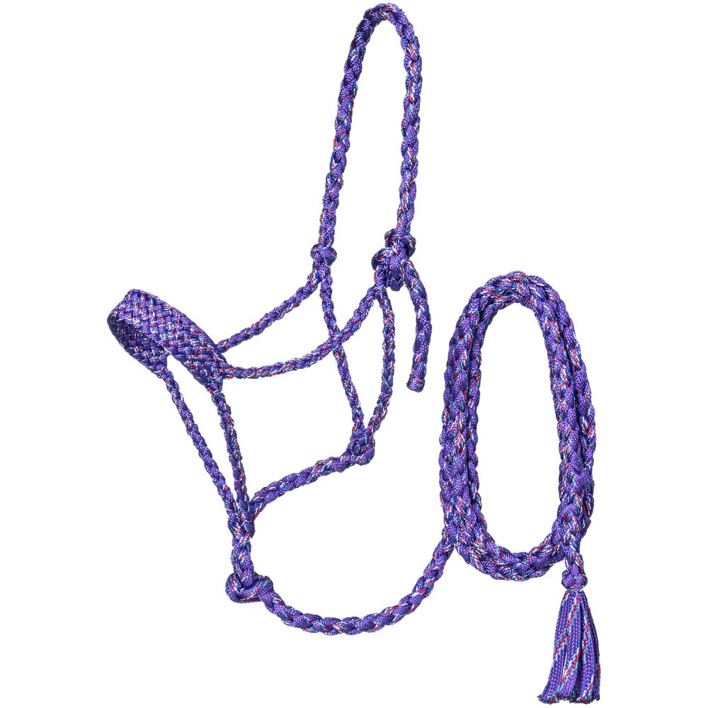 Tough1 Premium Mule Tape Halter with Lead - Pony
