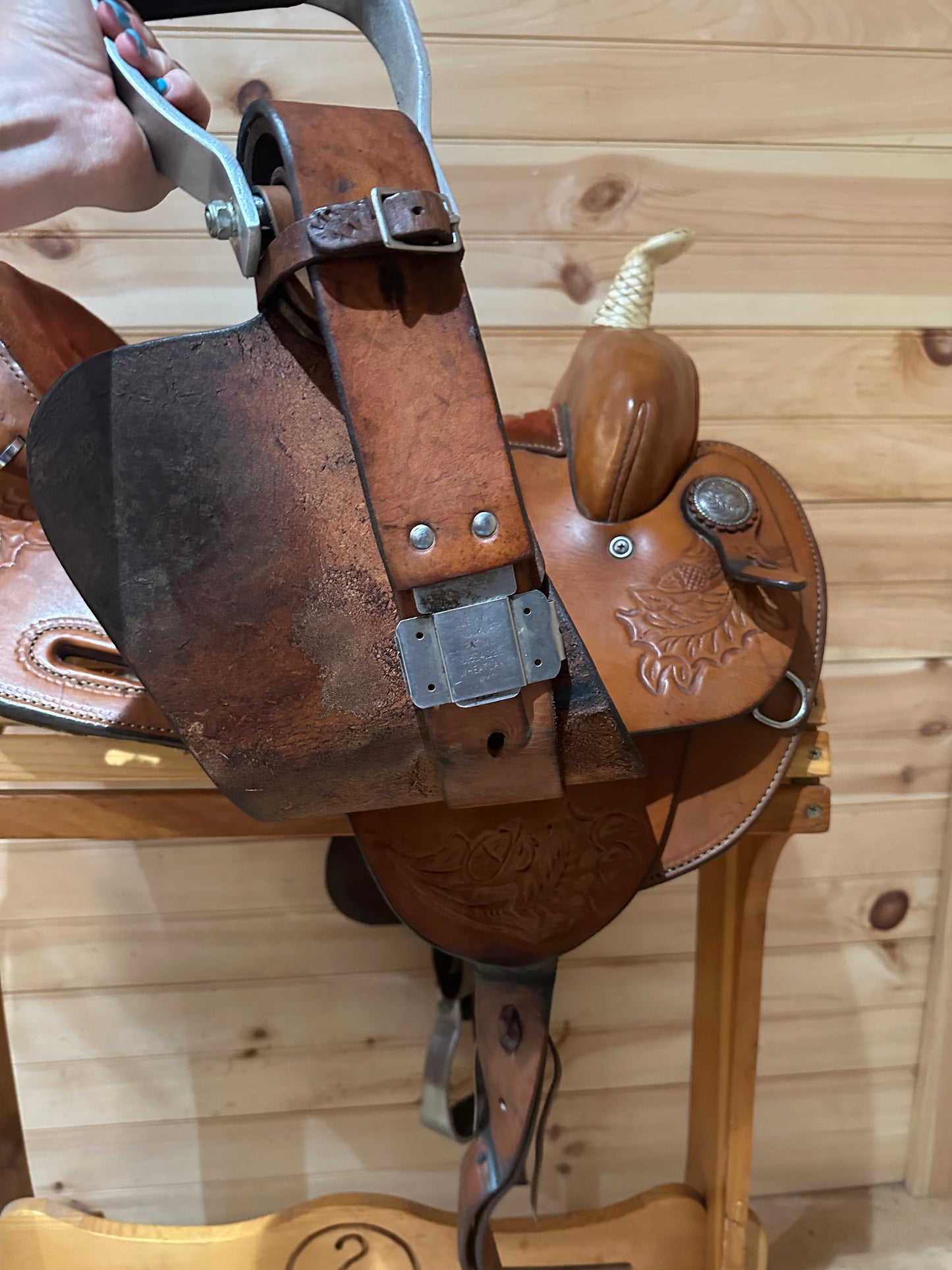 16” Blue Ridge Barrel Racing Western Saddle Model 9010
