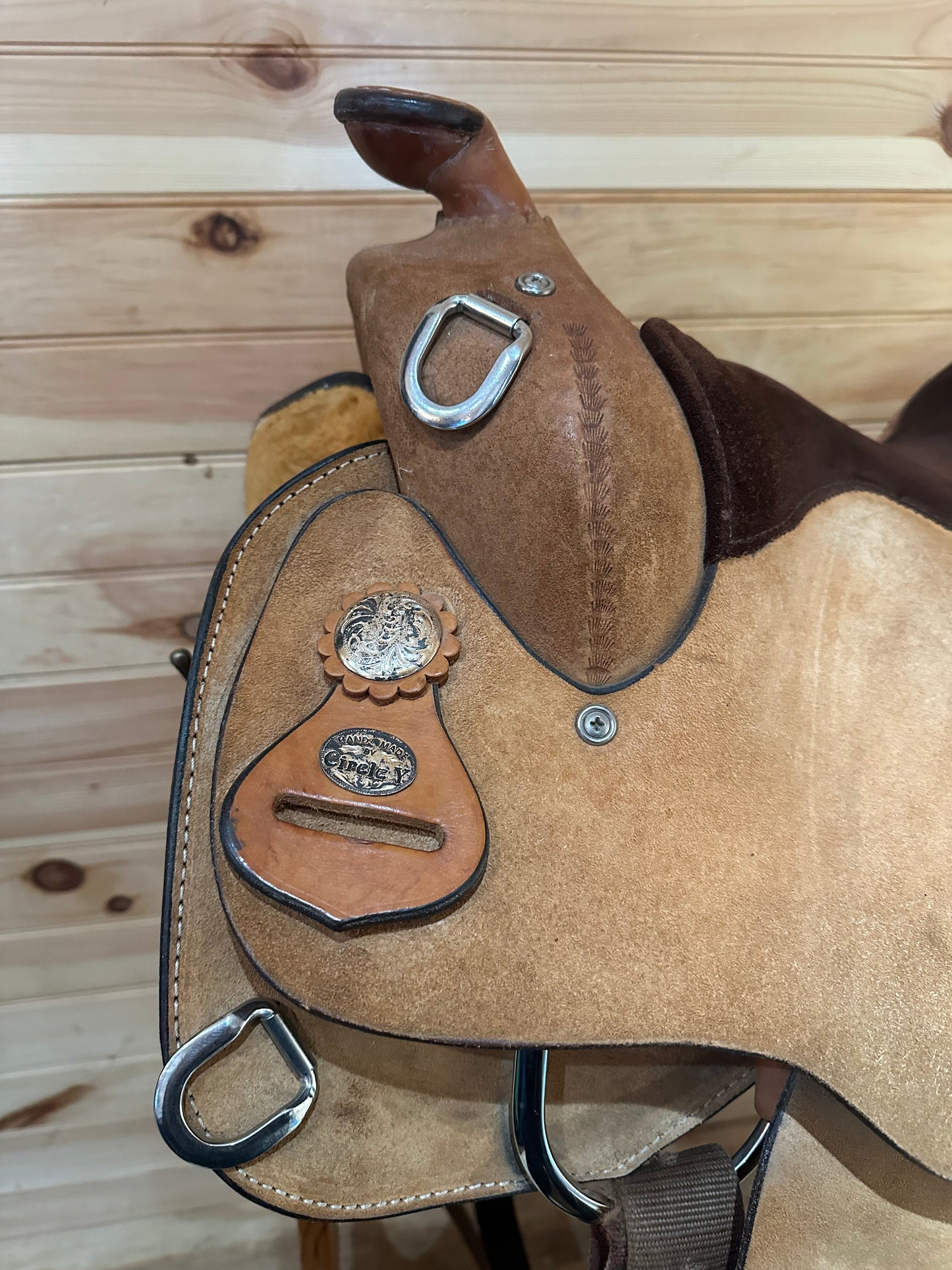 15.5” Circle Y Western Work Training Saddle Model 1440