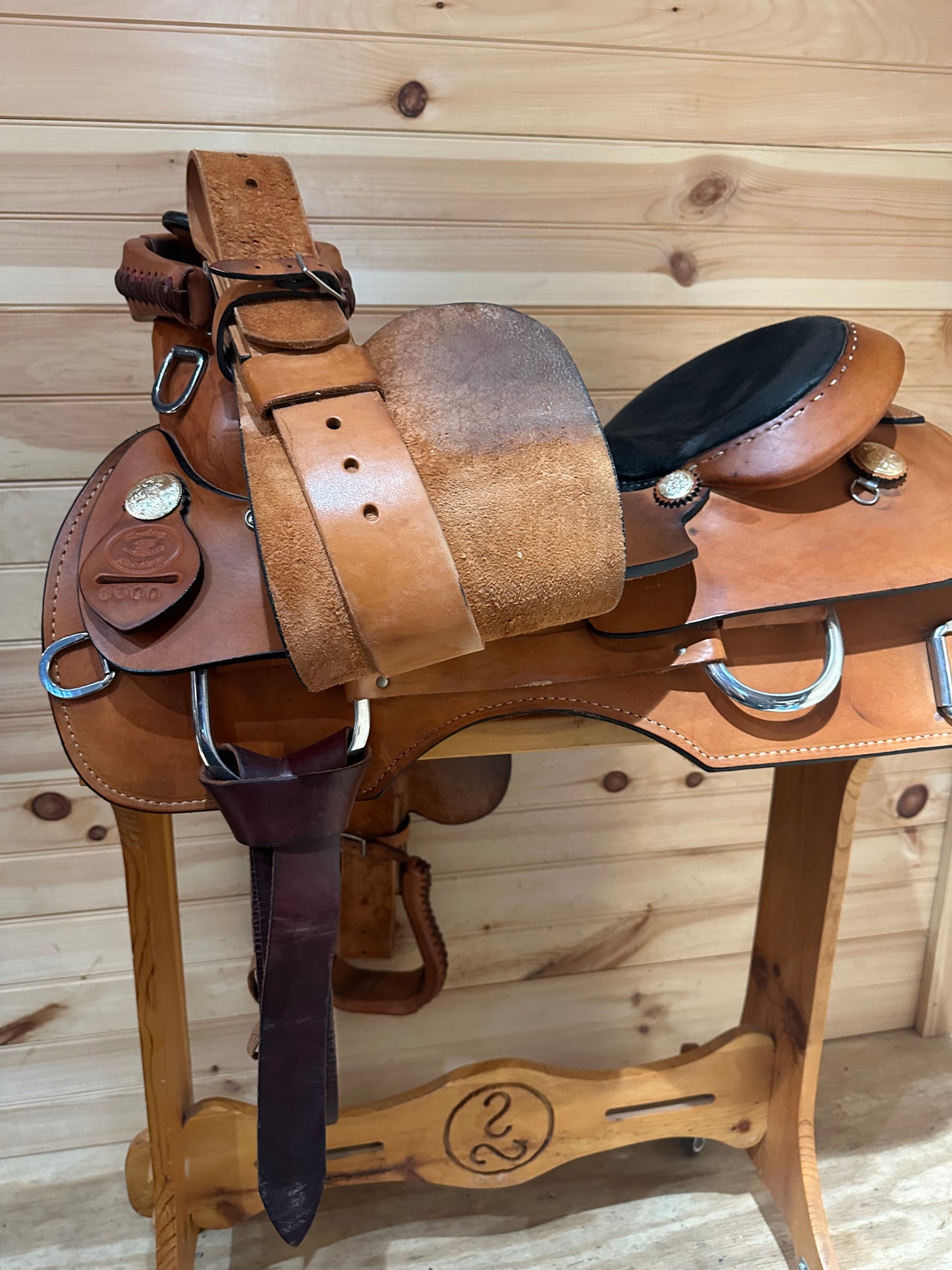 17” Rocking R Western Work Training Saddle Model 1300