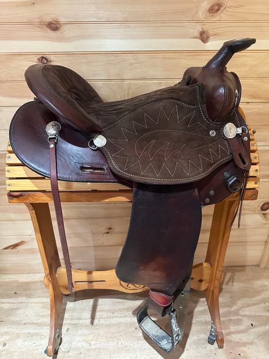 16” American saddlery Barrel Racing Western Saddle Model 408