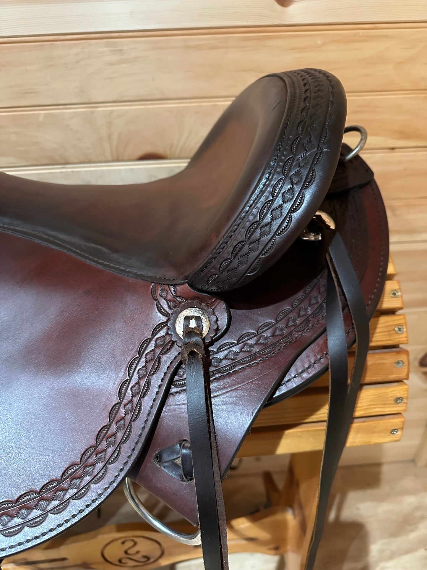 16” Circle Y Flagstaff Flex-Lite Western Trail Saddle Model 1571