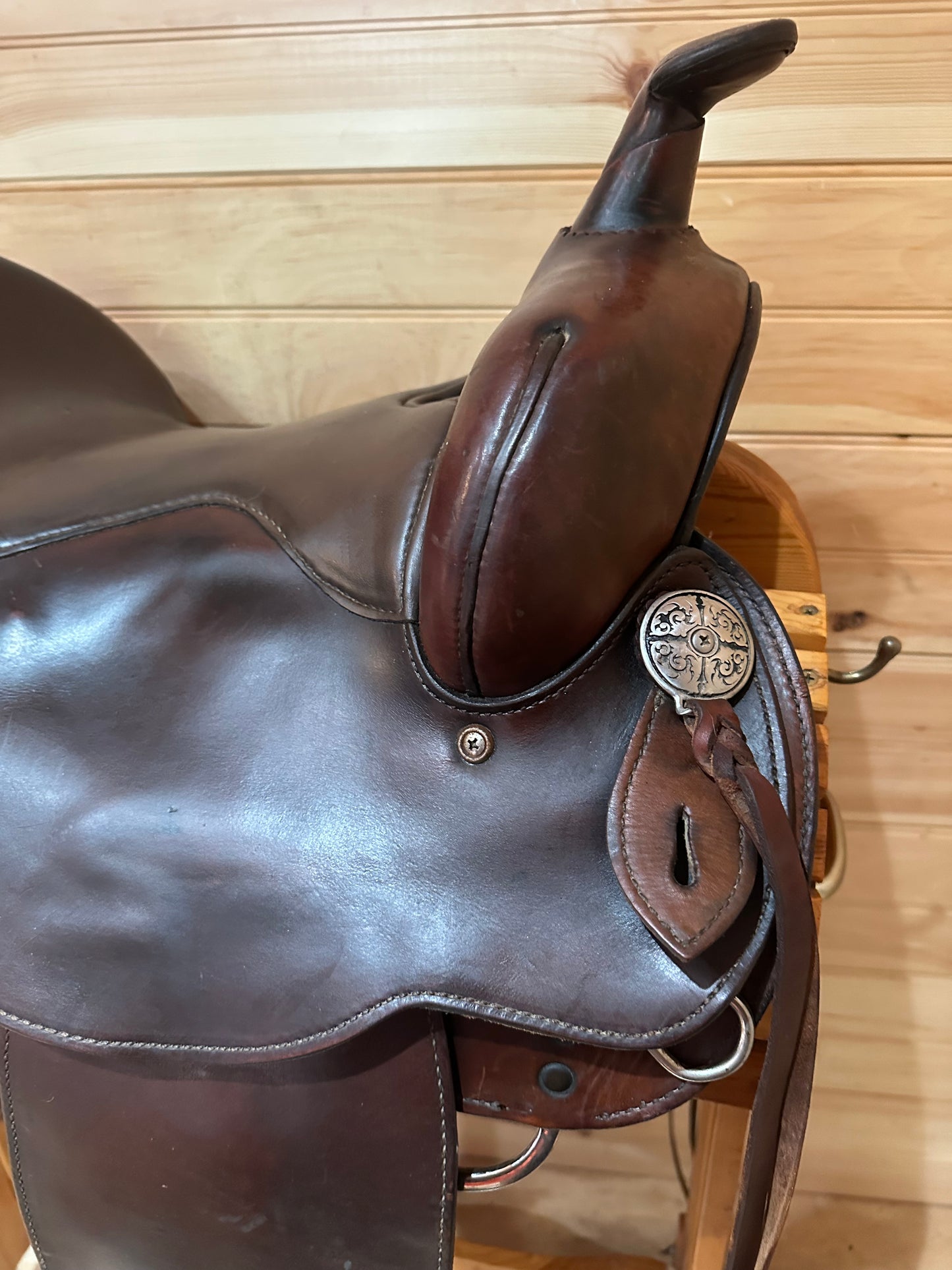 16” Tex Tan Hereford Round Skirt Western Trail Saddle Model 08-797C6