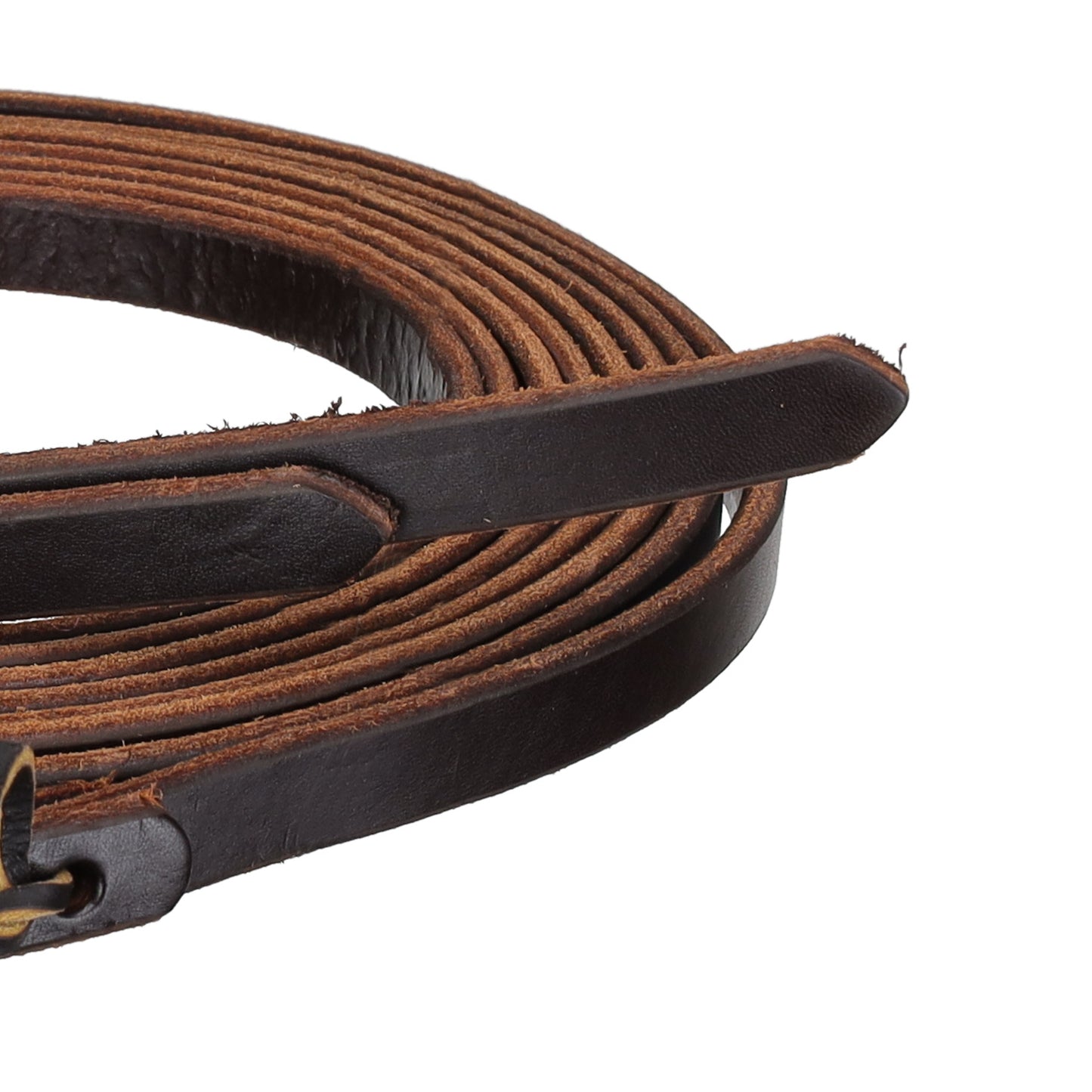 8' x 5/8" Dark Oil Premium Harness Leather Split Reins