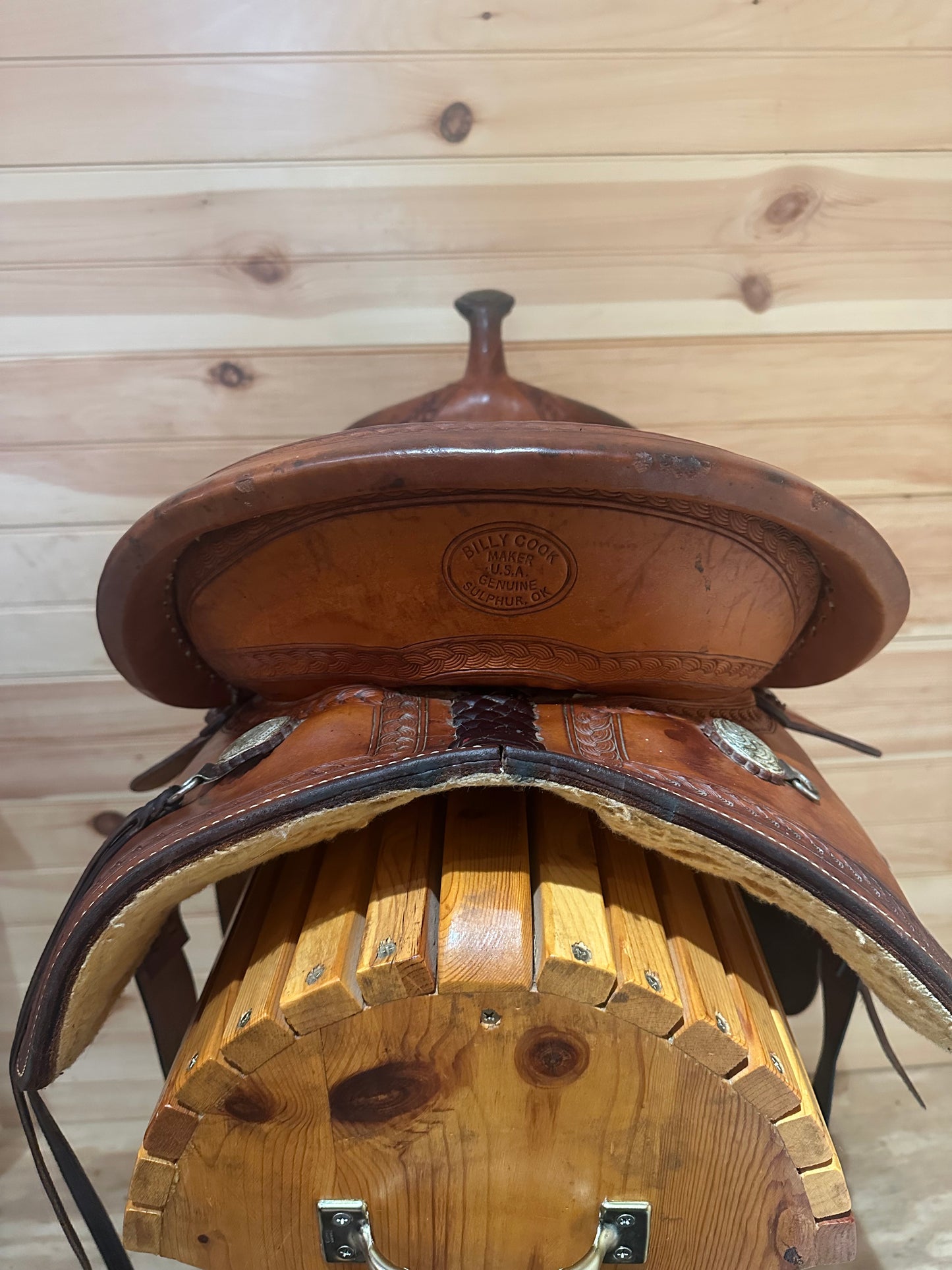 16” Billy Cook Maker Sulphur, OK Western Trail Saddle Model 1785