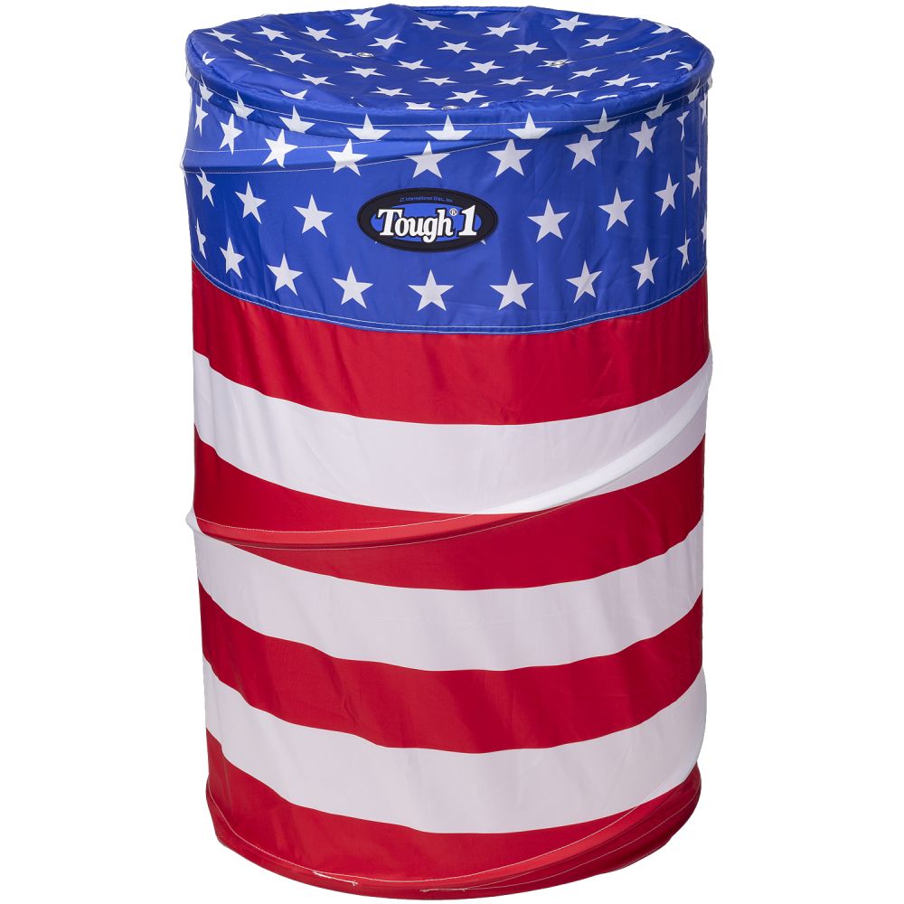 Tough1 Perfect Turn Collapsible Barrel Stars and Stripes