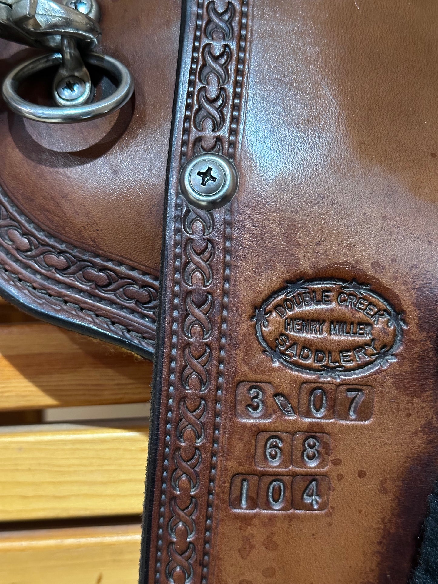19” Double Creek Saddlery Buena Vista Saddle Model 104