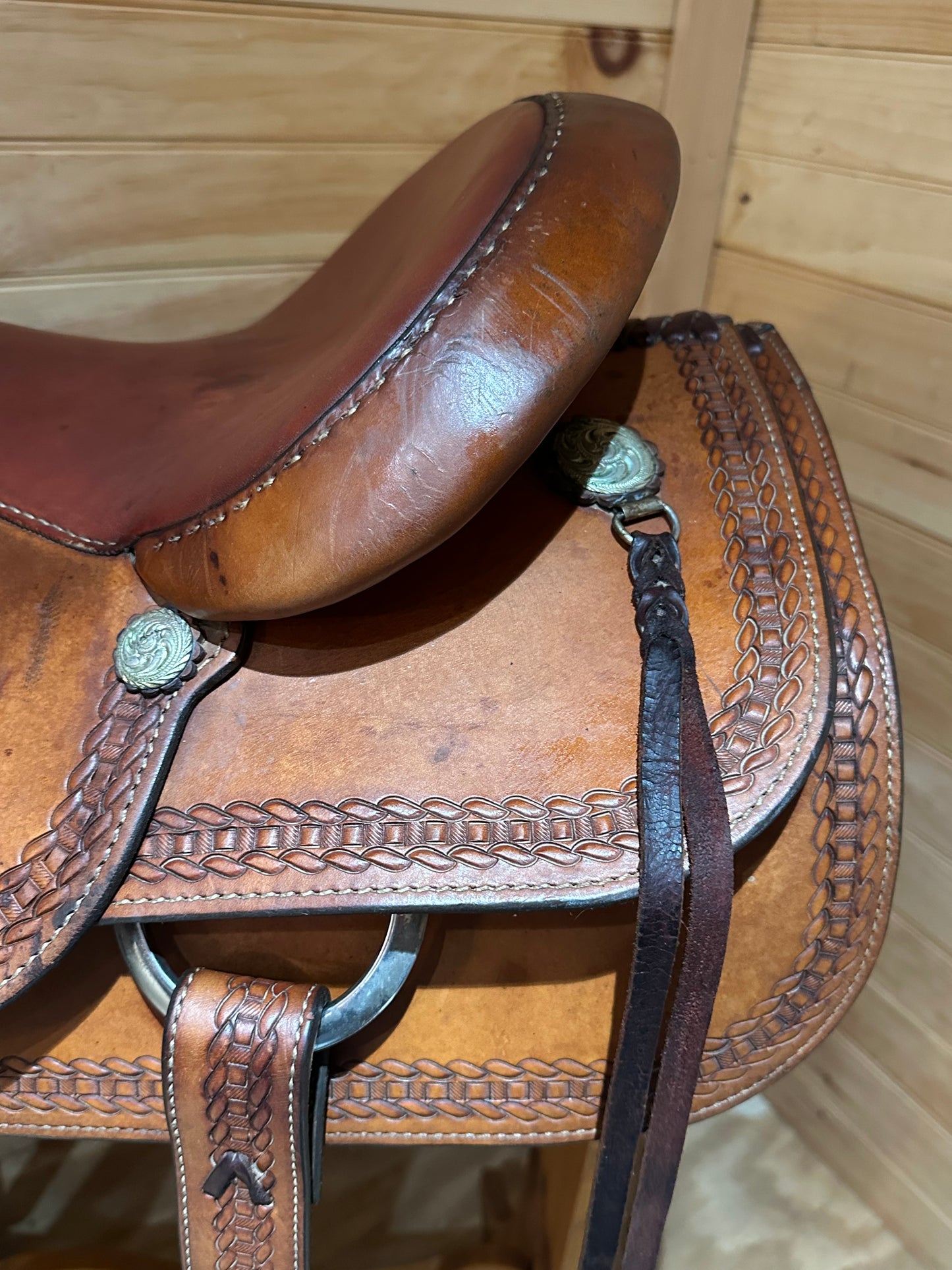 16” Circle Y Team Penner Western saddle model 2633