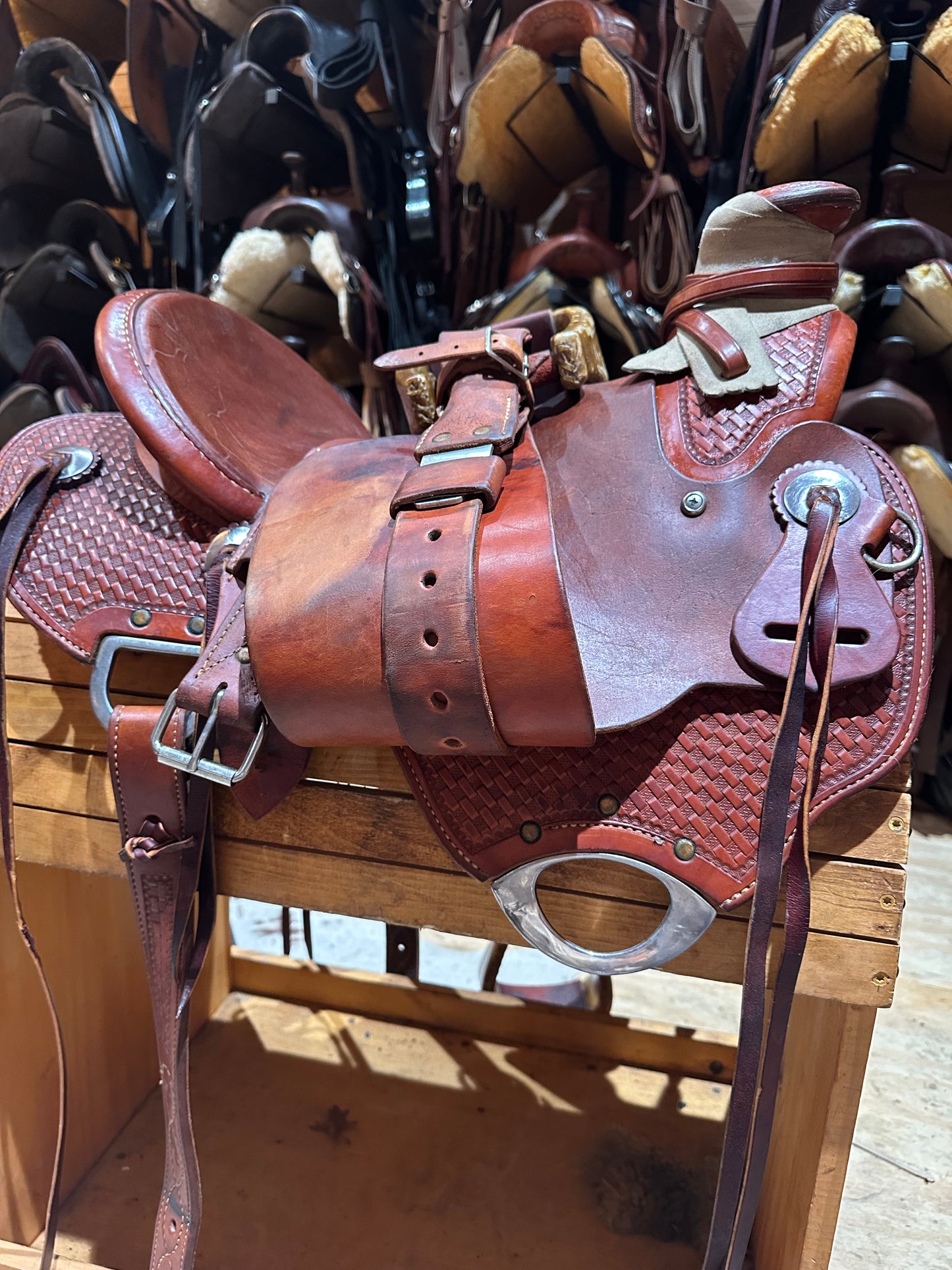 15” McCall Wade Trail Western Saddle 496-705