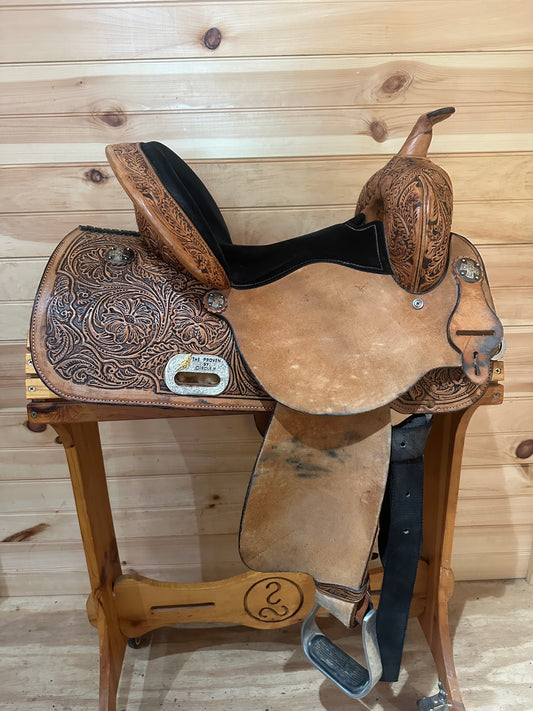14” Circle Y The Proven Mansfield Western Barrel Saddle Model 6221 (2021 Year)