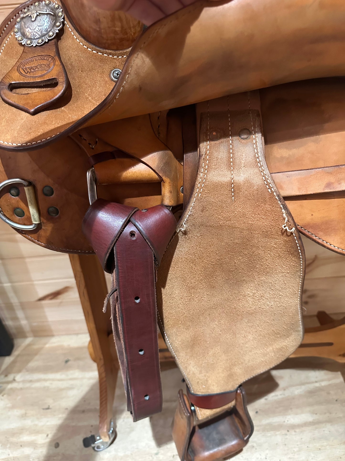 17” Woods’ Custom Western Work Training Saddle