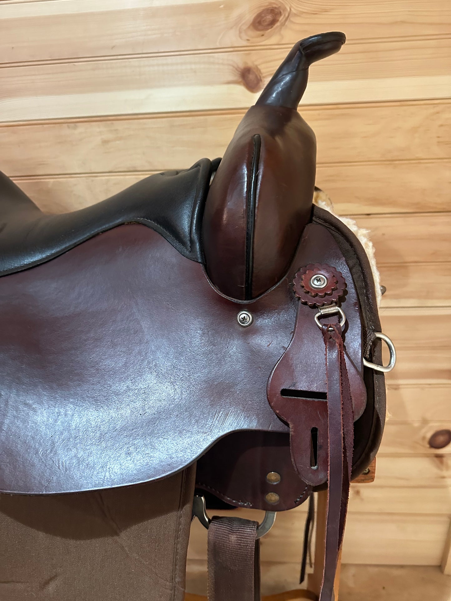 17” Circle Y High Horse Lockhart Western Trail Saddle Model 6910