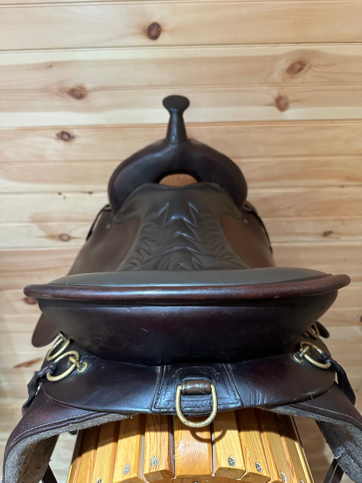 17.5” Tucker Saddlery Cheyenne Western Trail Saddle Model 157