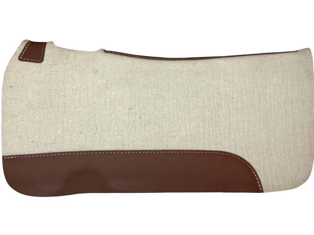 Showman Contoured Mohair Pure Wool Saddle Pad 32" x 31"