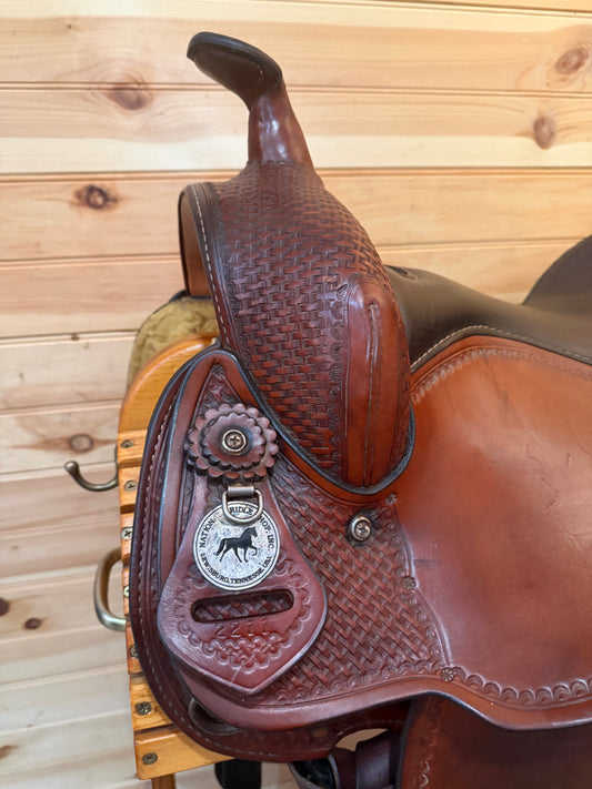 16.5” National Bridle Shop Tennessean Deluxe Western Saddle Model 2211