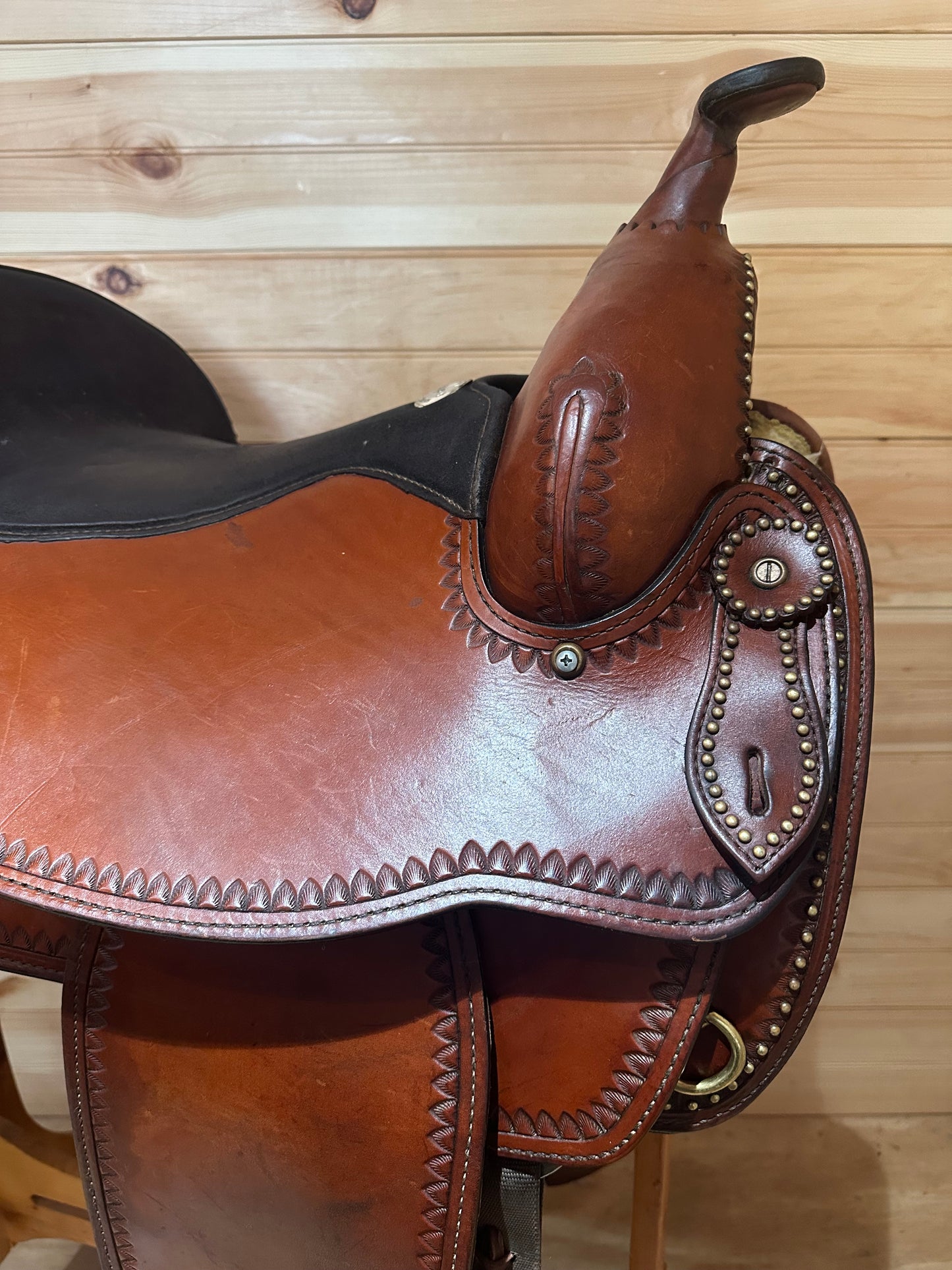 16” Tex Tan Tex-Flex Western Trail Saddle Model 08-TF408-6