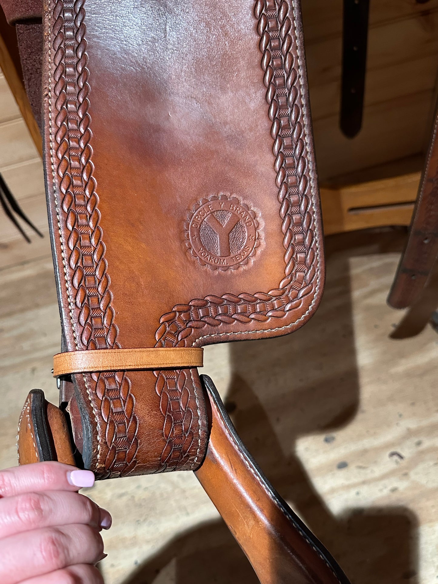 16” Circle Y Team Penner Western saddle model 2633