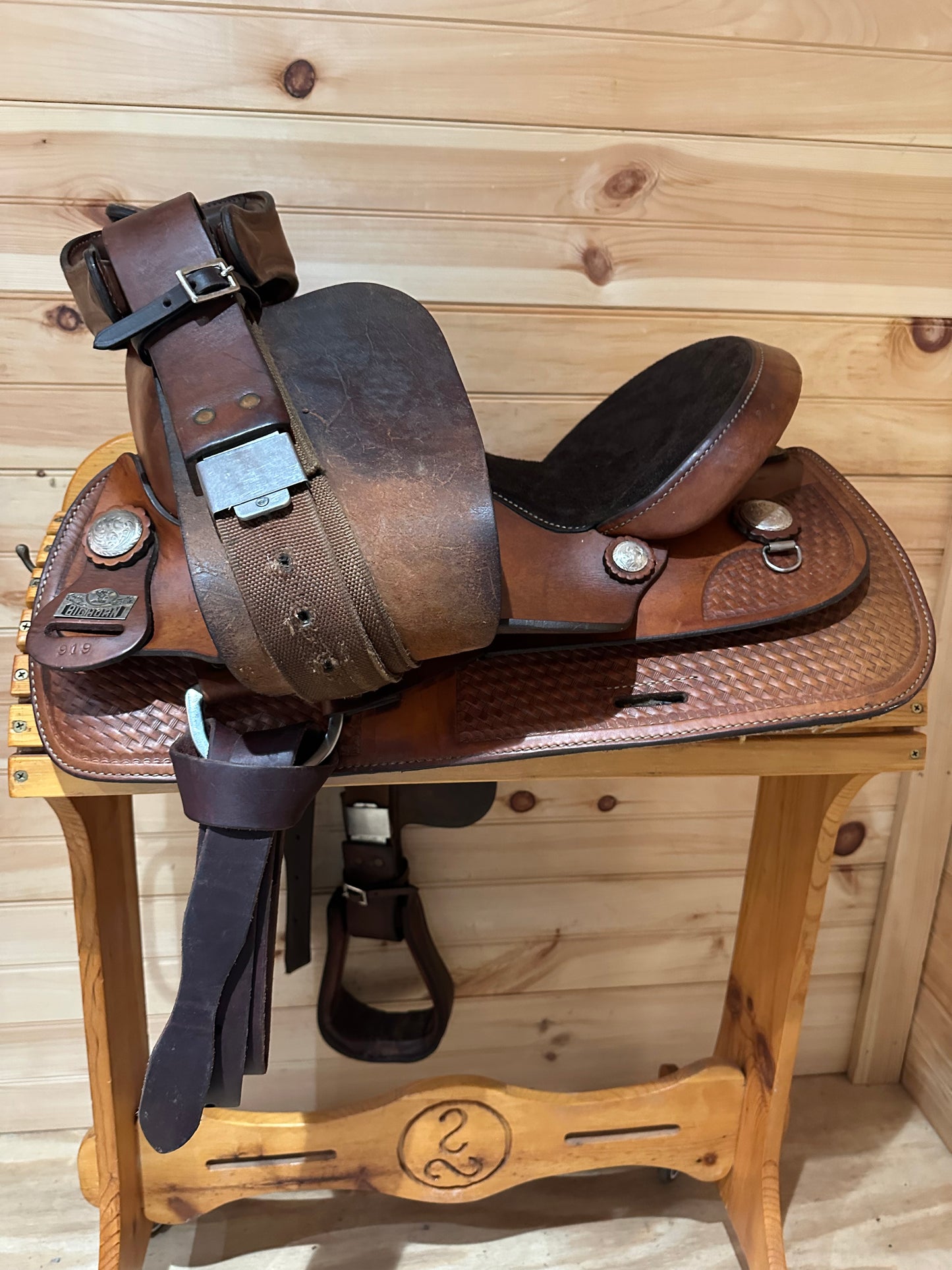 15” Big Horn Western Barrel Racing Saddle Model 919