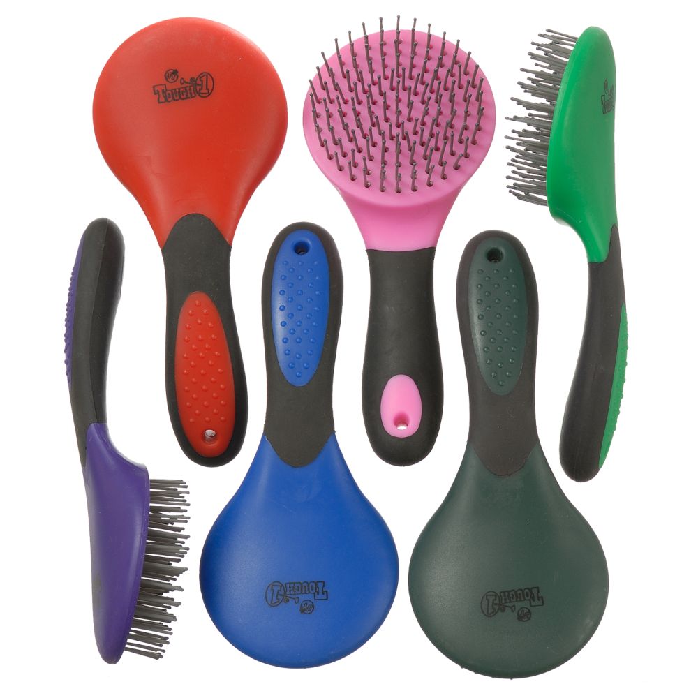Tough1 Great Grips Mane & Tail Brush - 6 Pack