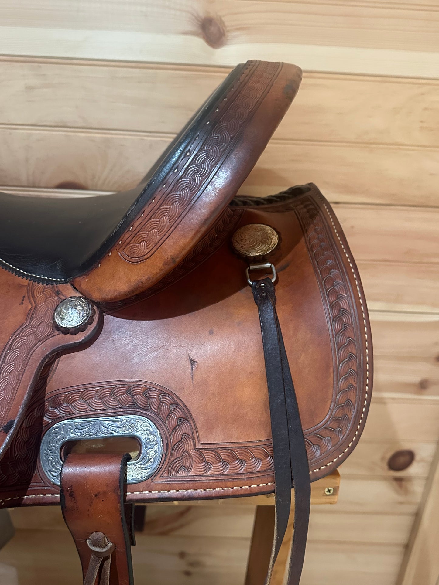 16” Billy Cook Maker Sulphur, OK Western Trail Saddle Model 1785