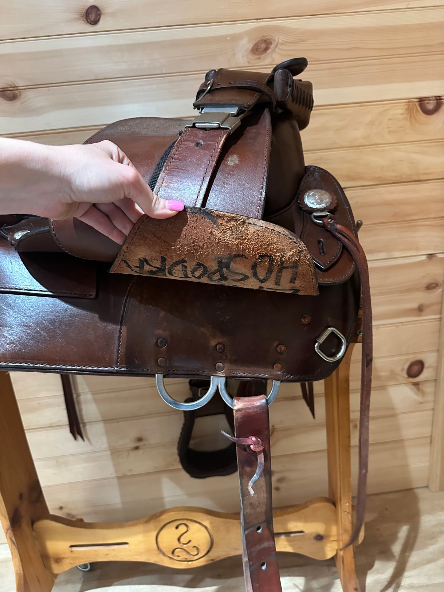 16” Tex Tan Tex-Flex Western Trail Saddle Model 08TF417C6