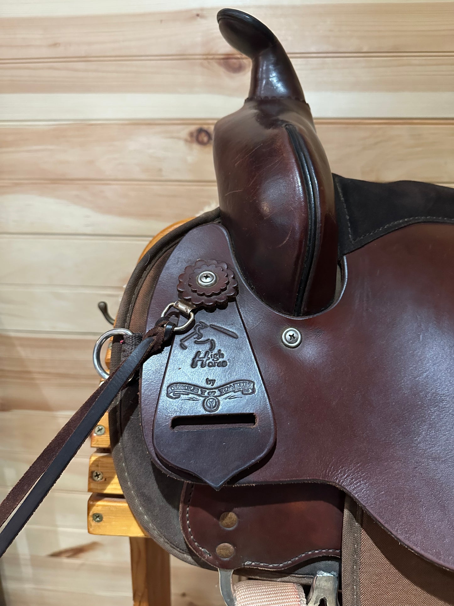 17” Circle Y High Horse El Campo Gaited Western Trail Saddle Model 6970
